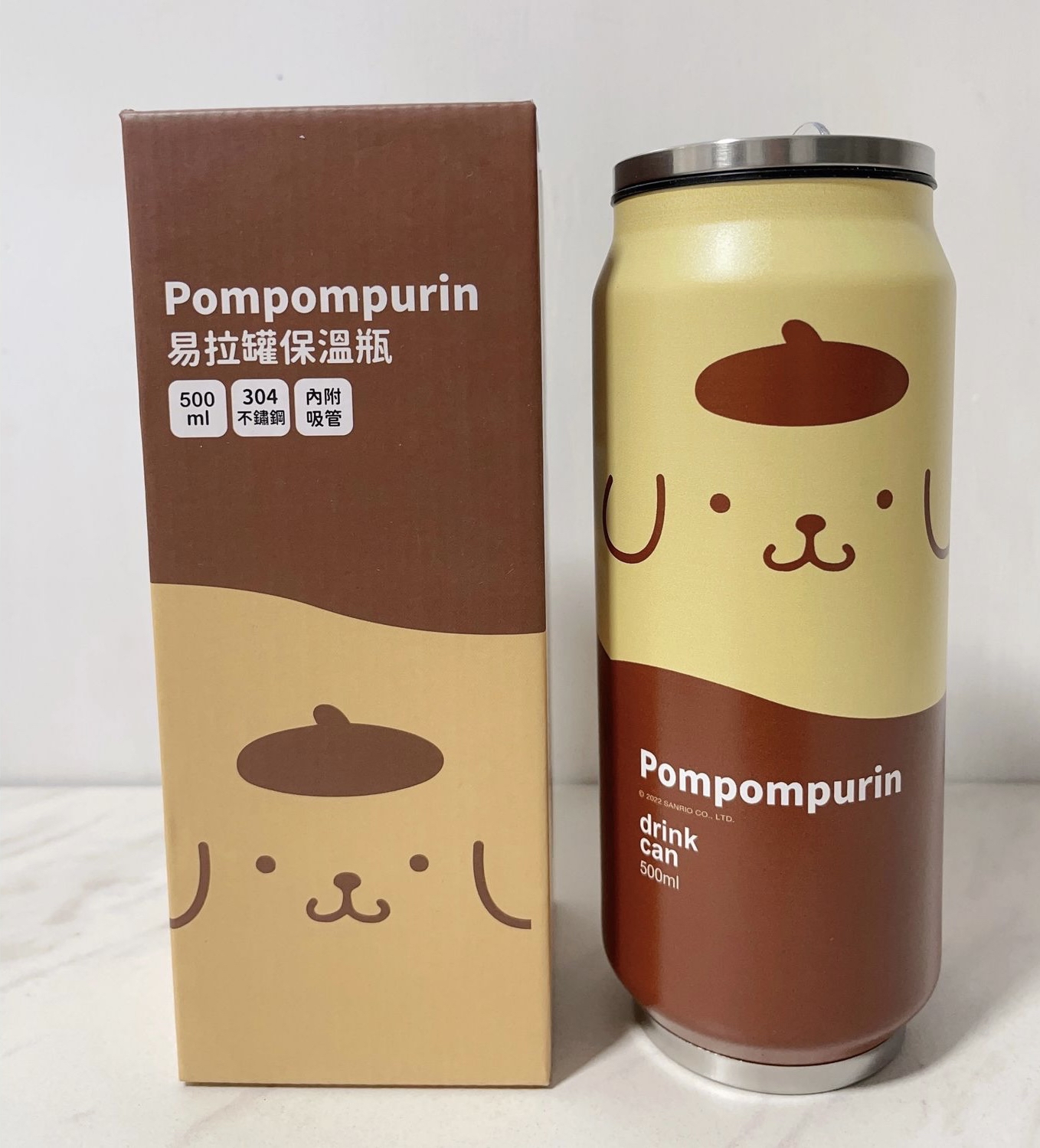 🇹🇼台灣直送🇹🇼Sanrio 易拉罐造型 500ml 保溫保冷瓶