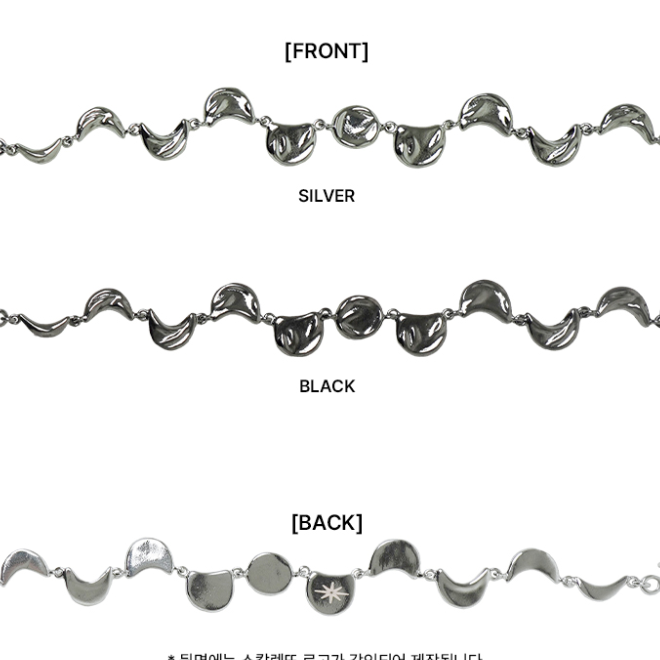 [SCALETTO] Moon Wave Bracelet
