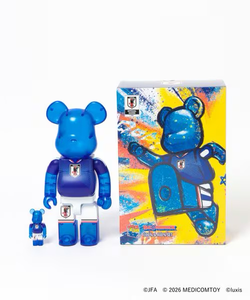 【BE@RBRICK】足球日本代表Ver. 100% & 400%
