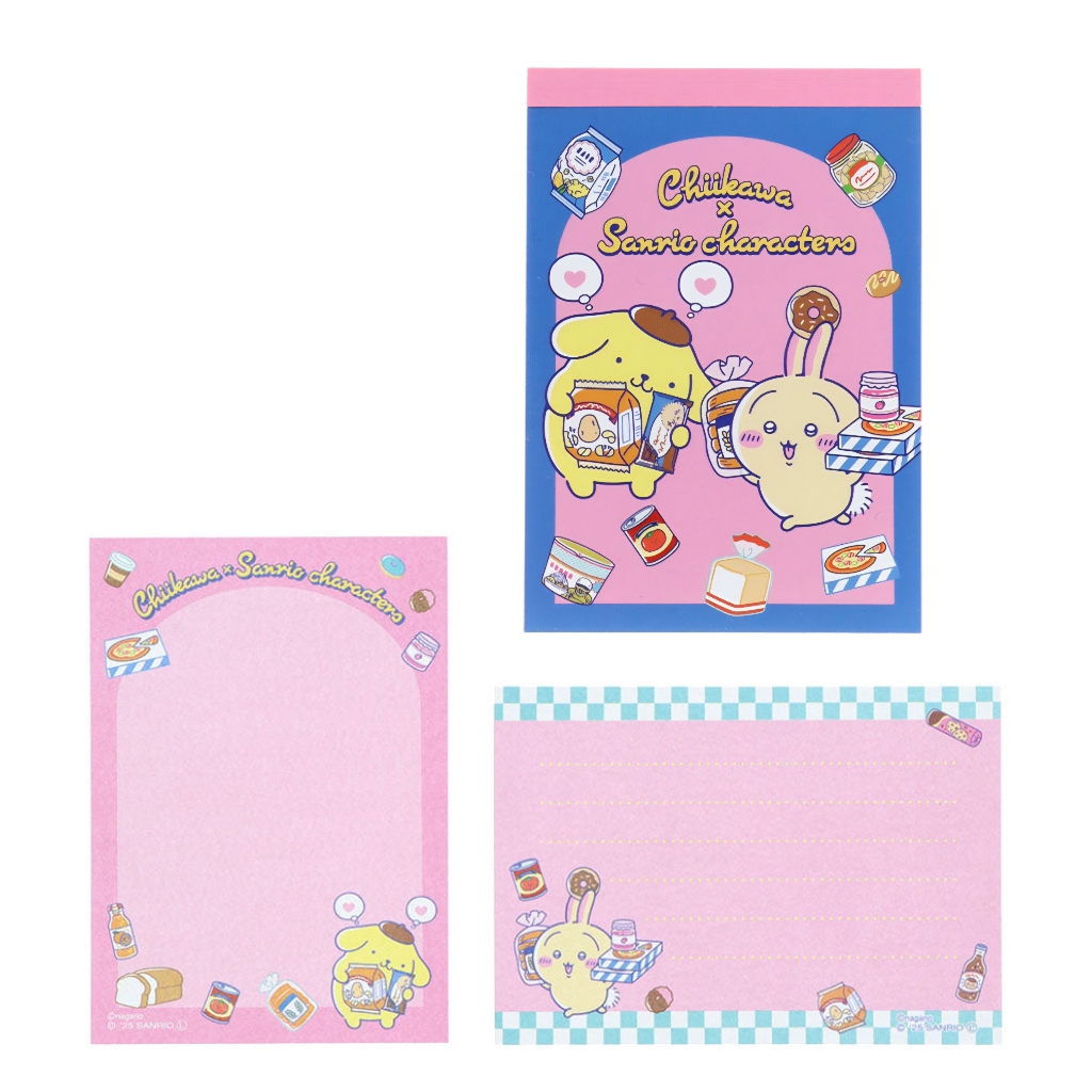 日本 Chiikawa x Sanrio characters memo