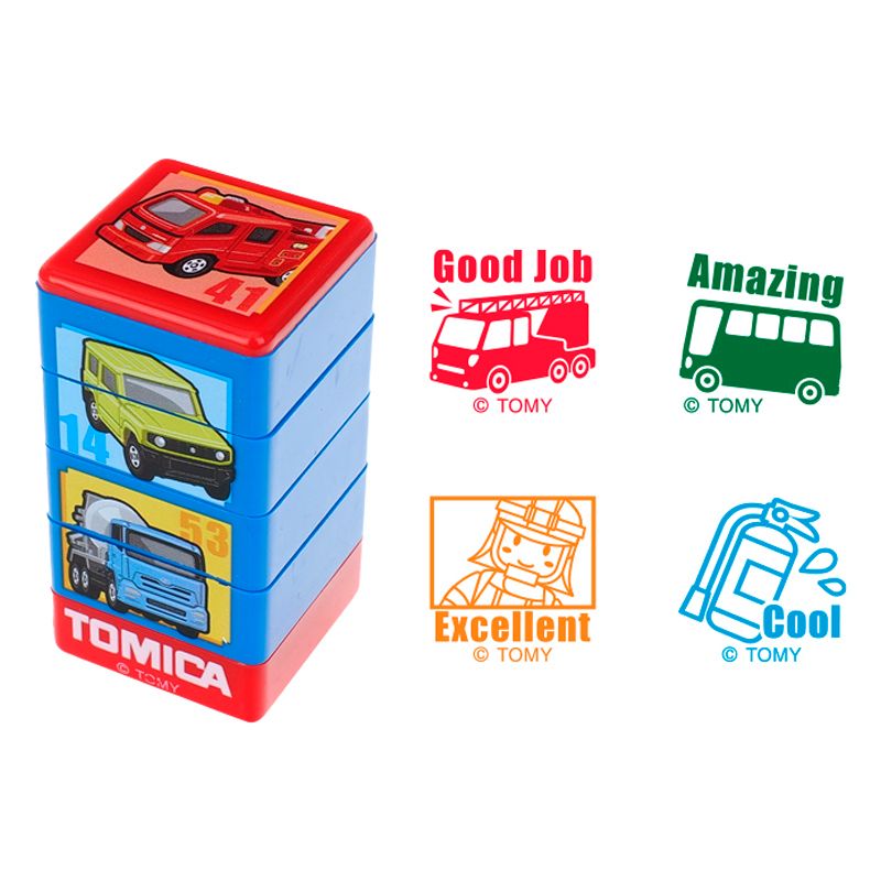 Tomica 4-In-1 Stamp 4合1原子印