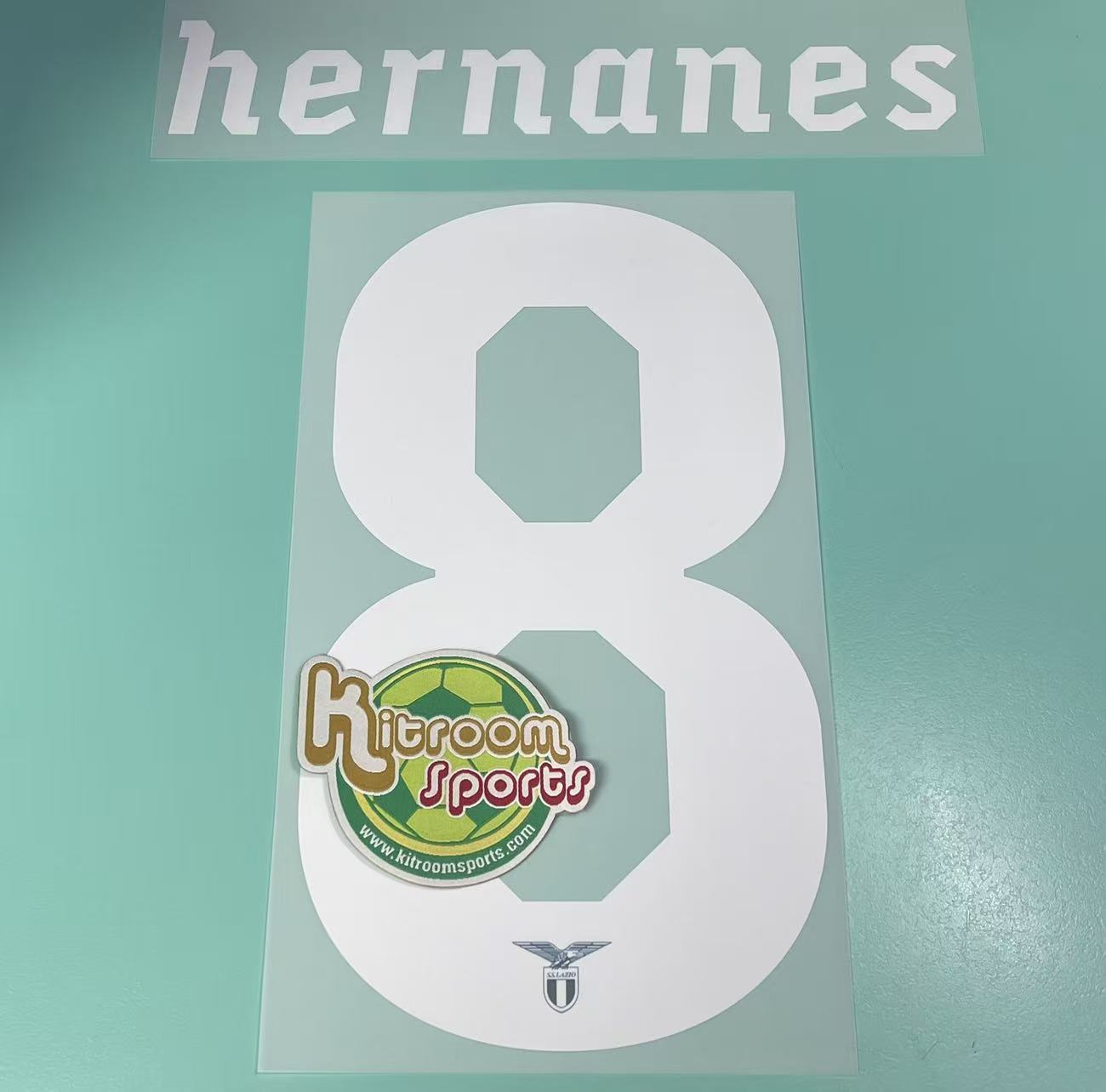 2011-12 Lazio Home Nameset #8 HERNANES
