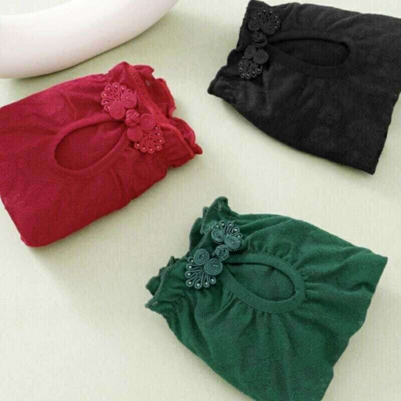 DDA12 D2171 蕾丝新中式设计内裤 (⚠️一套三件⚠️)(腰围 30-50寸)