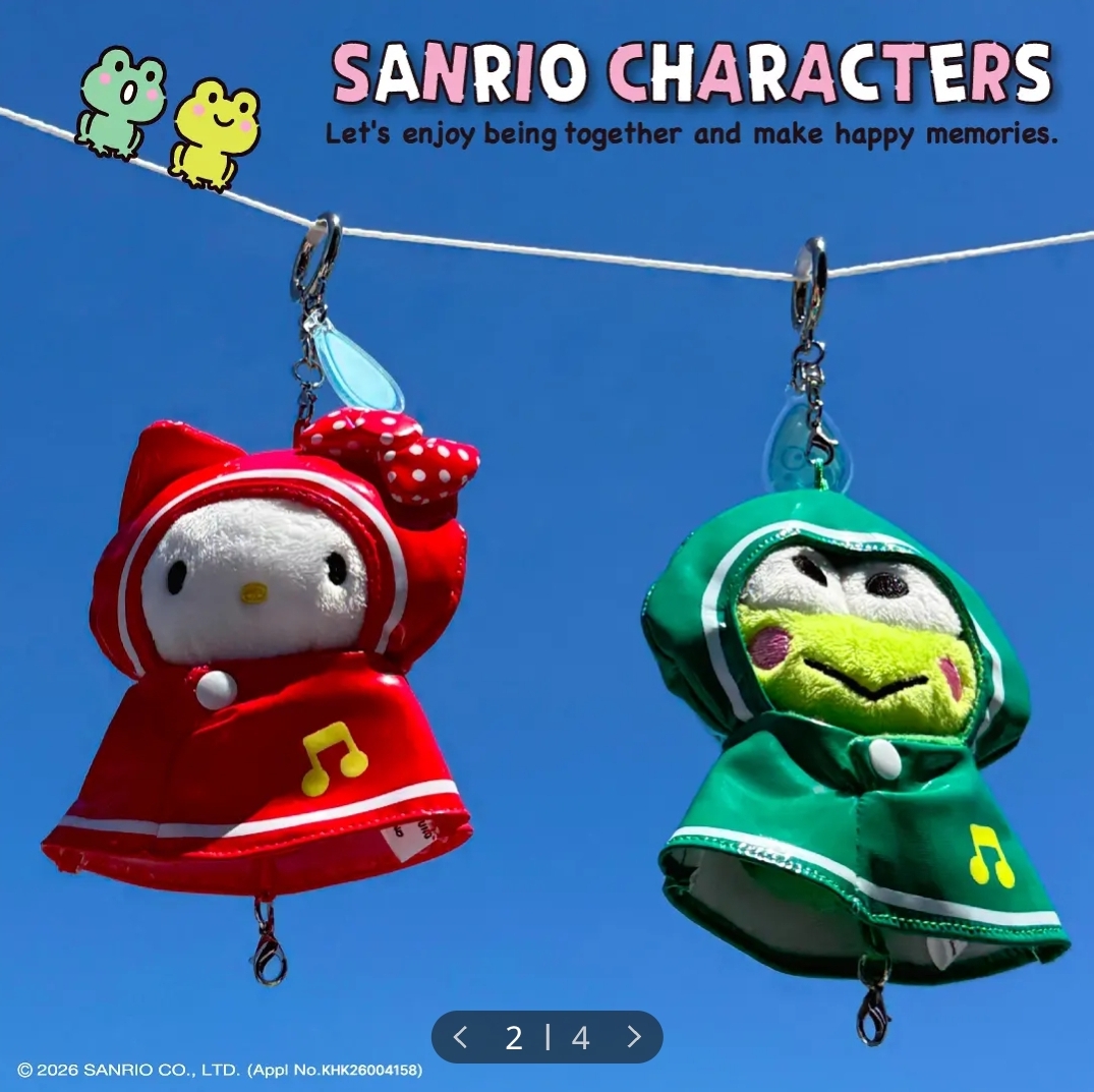 [ 韓國 Sanrio ]  Olive Young x Sanrio Rainy Day 雨天公仔系列