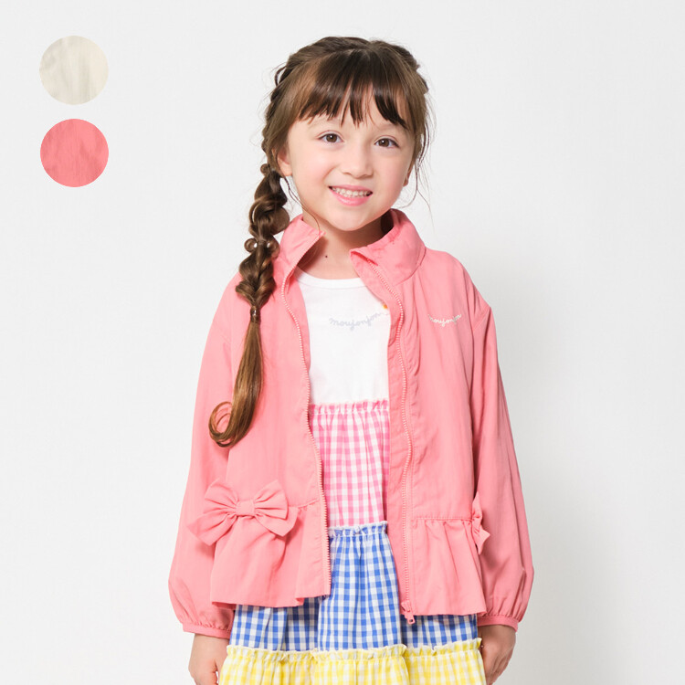 🆕【⭐訂購⭐】🌀 🇯🇵 日本直送 緞帶 荷葉邊下擺 撥水加工 #連帽風褸［2款選］🌀 [ELAA-0224][260225]