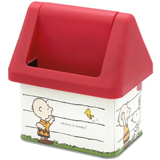 Peanuts Snoopy/Charlie Brown Chocolate Crunch Trash Can