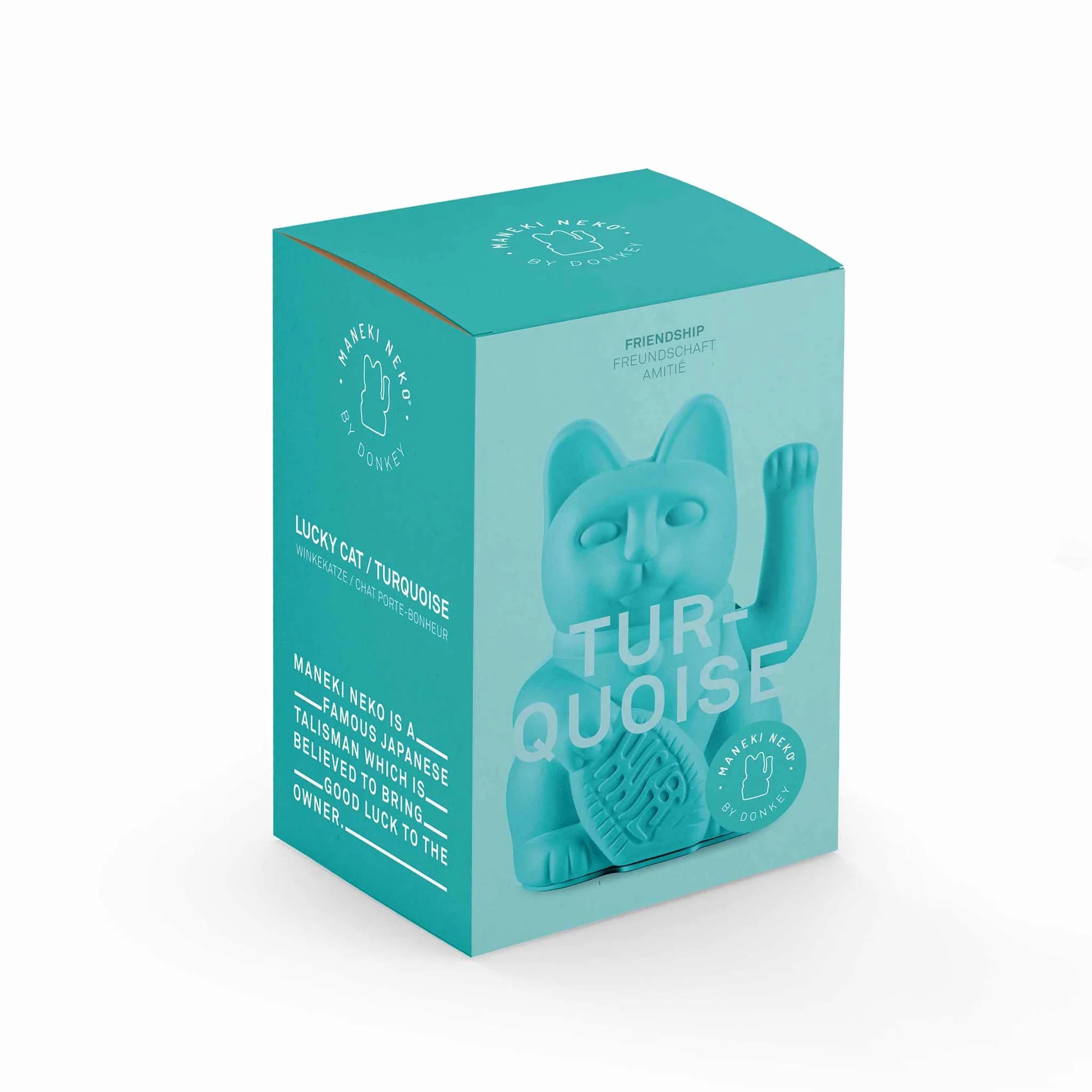 📦訂購 Donkey Products TURQUOISE Lucky Cat 綠松石 招財貓