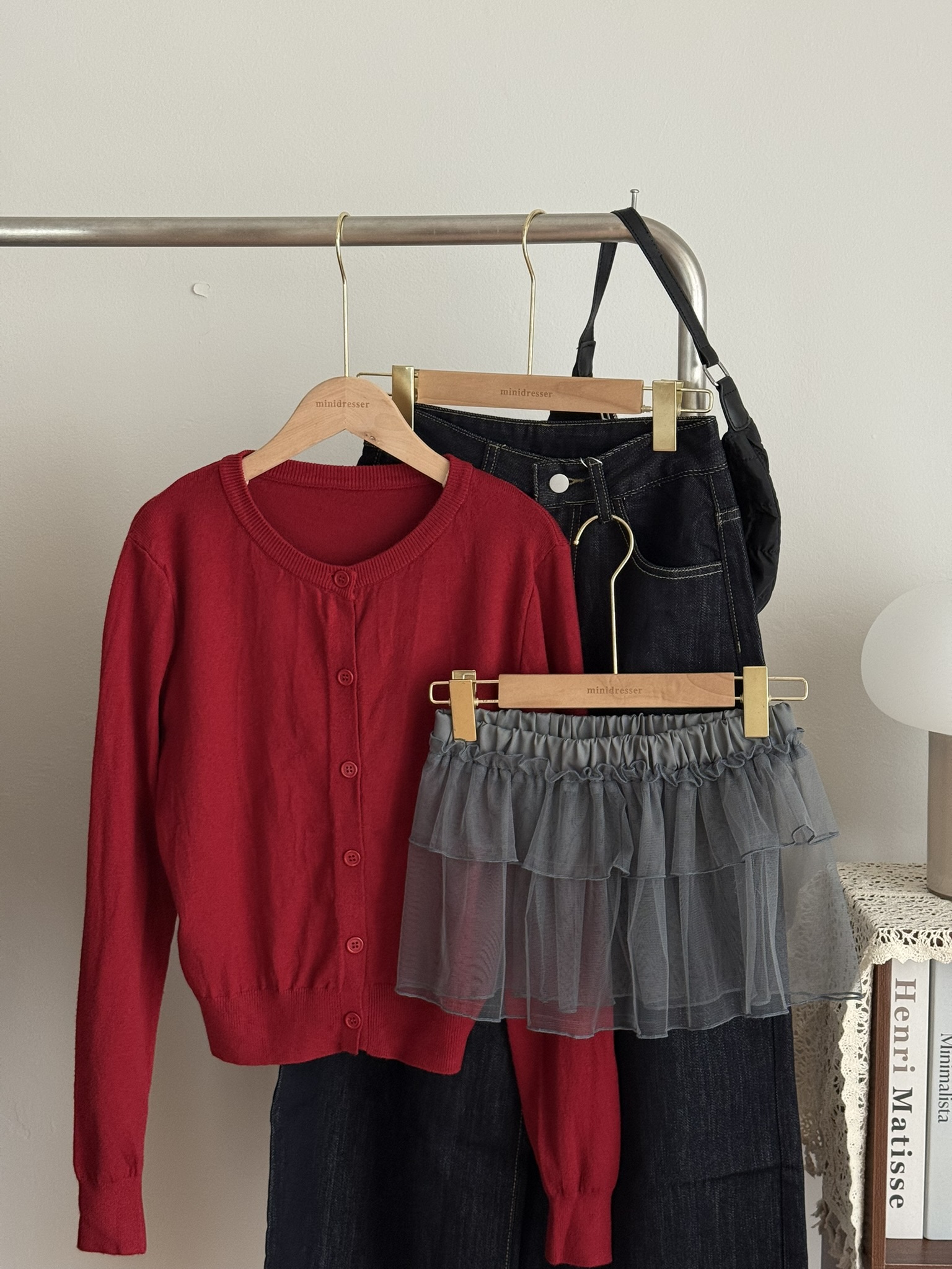 Tamie Knitted Cardigan | Red