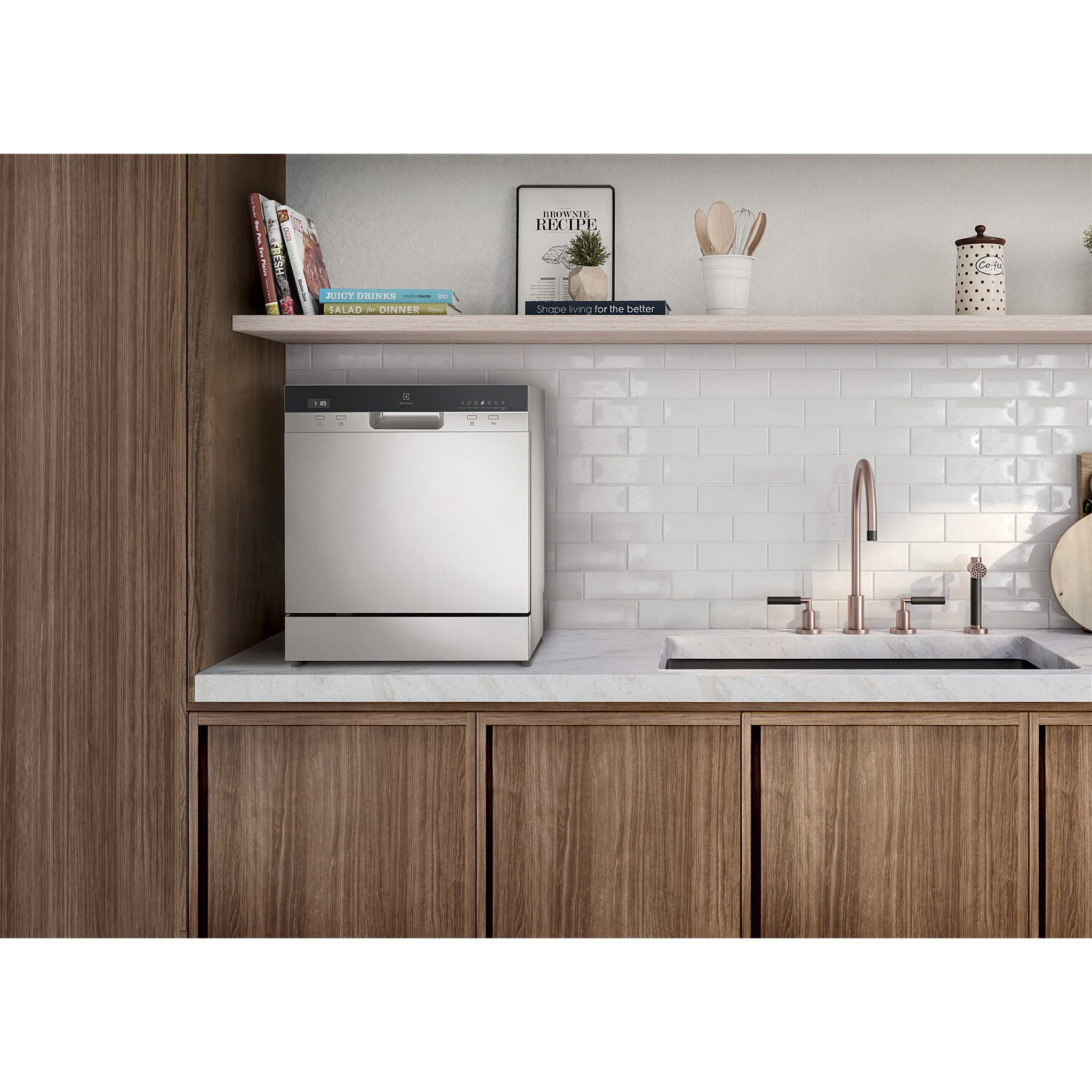 Electrolux UltimateCare 300 Compact Benchtop Dishwasher (EFC3862MS)