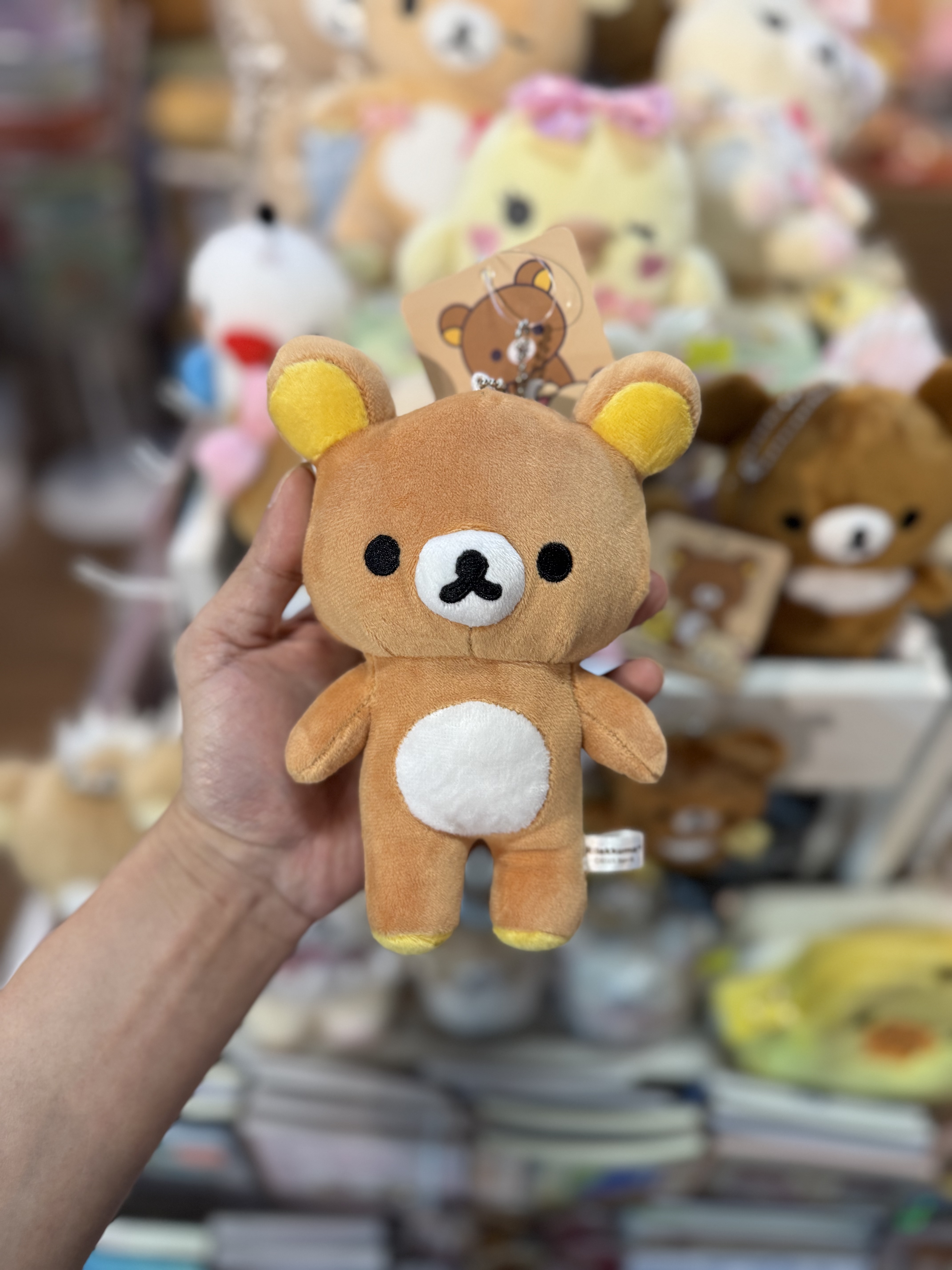 《現貨》全新Rilakkuma 公仔型小物袋掛飾