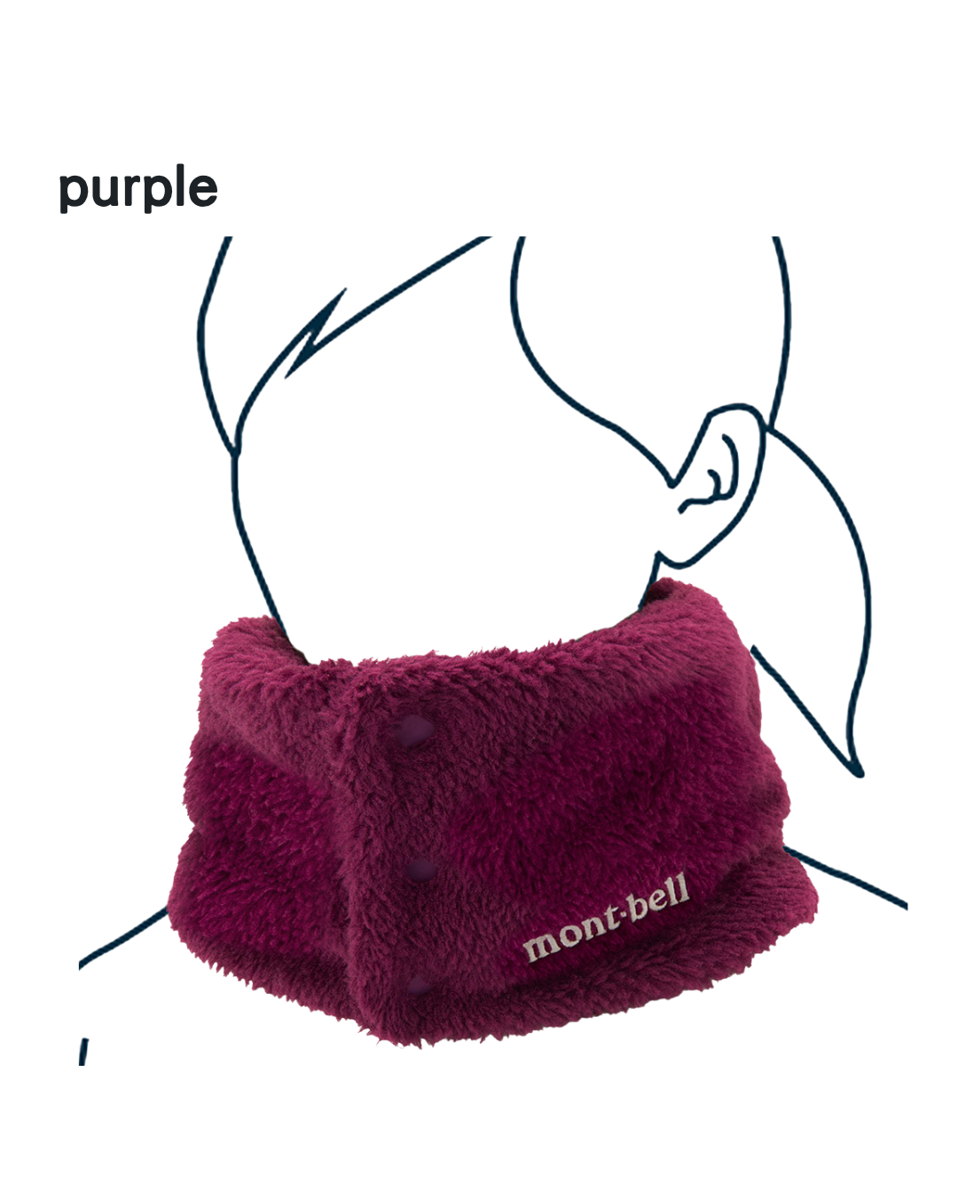 日本代購【 日本直送 Montbell ClimaAir 軟綿綿 抓毛 絨頸套 男女合用  Neck Warmer unisex 】