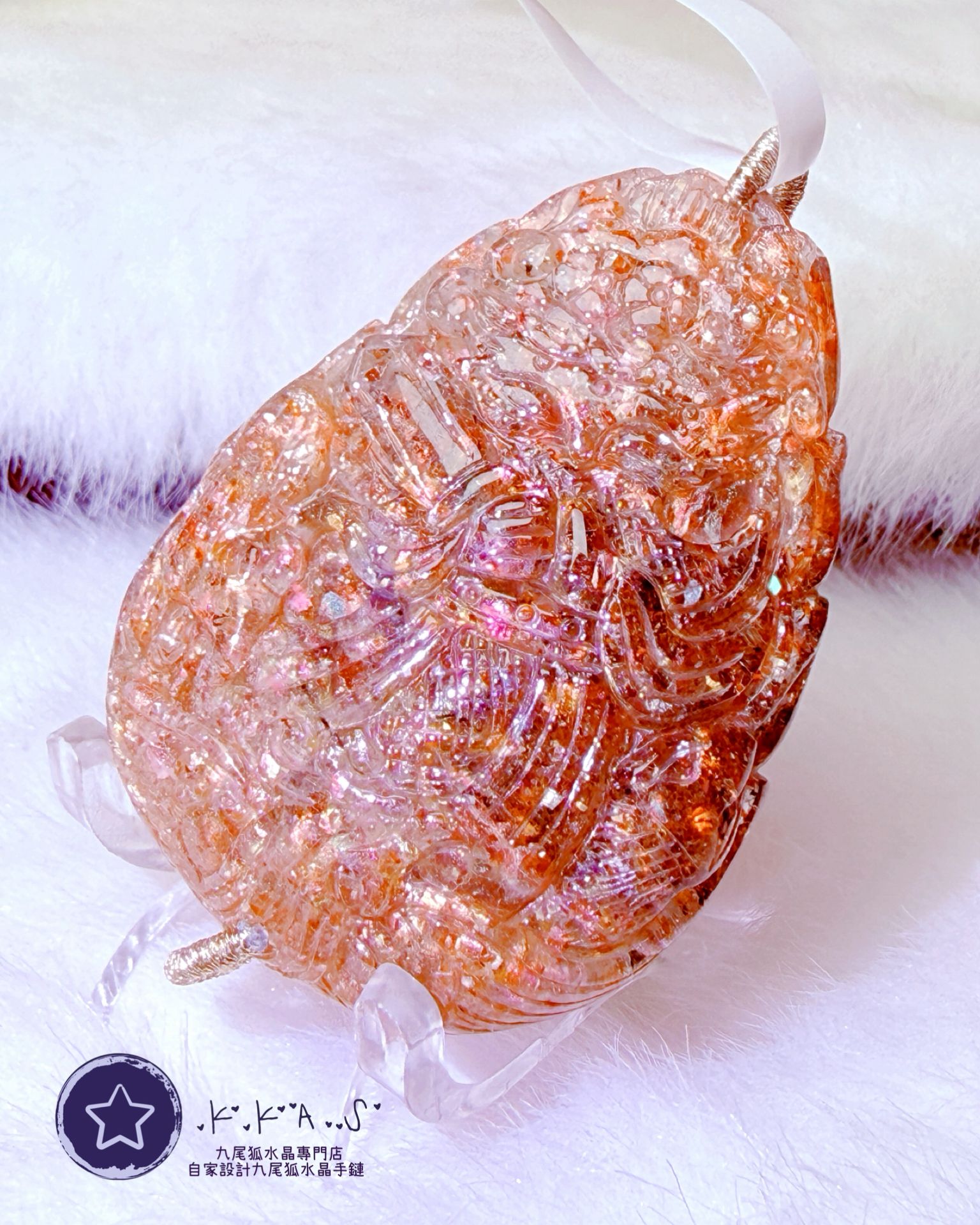 K00086 Black Label 金太陽 將軍女狐 - 吊墜/手牌兩用款(上下孔)