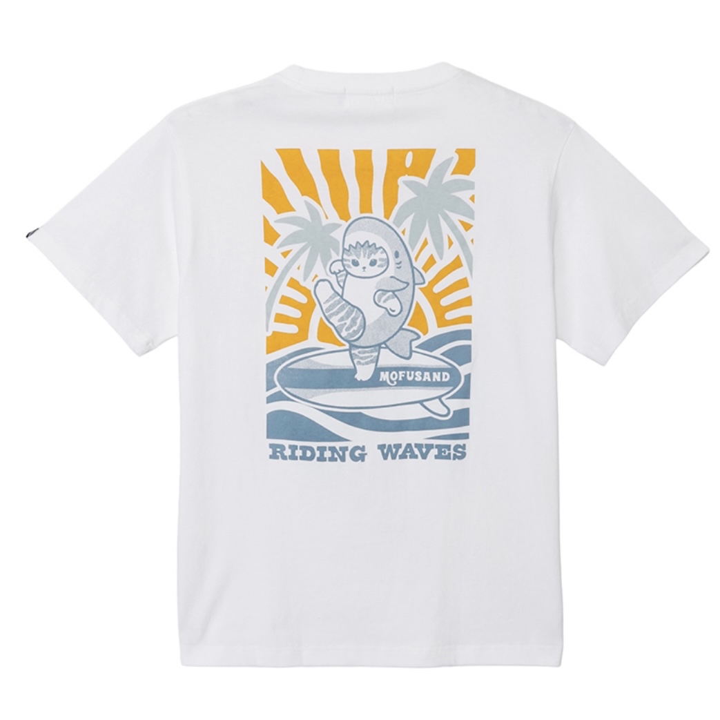 Mofusand 鯊魚貓 tee｜預訂