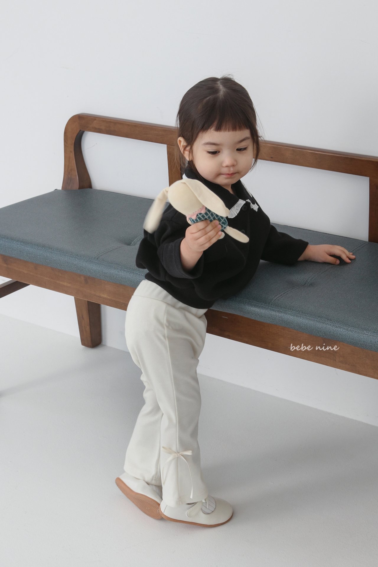 🌸預訂 韓國直送🌸🇰🇷Bebenine兩色絲帶喇叭褲