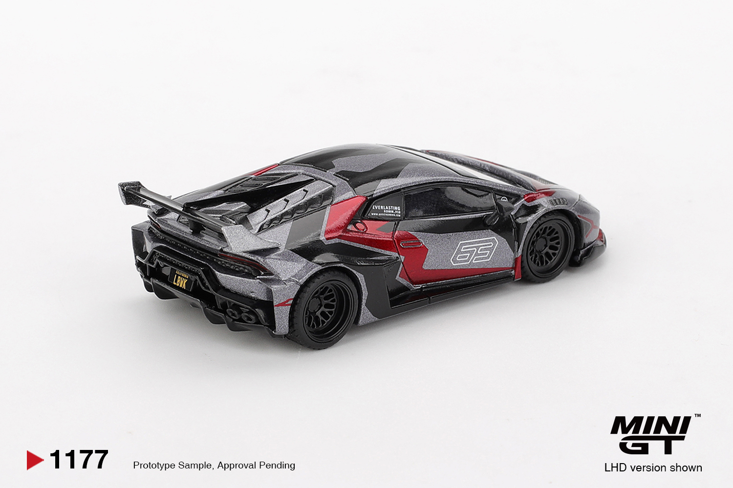 Mini GT 1/64 LB★WORKS Lamborghini Huracán GT RONIN - MGT01177-BL