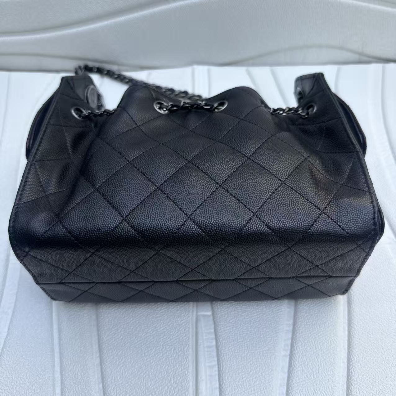 《香港正單》Chanel mini25bag黑色銀扣做舊斷貨王‼️
