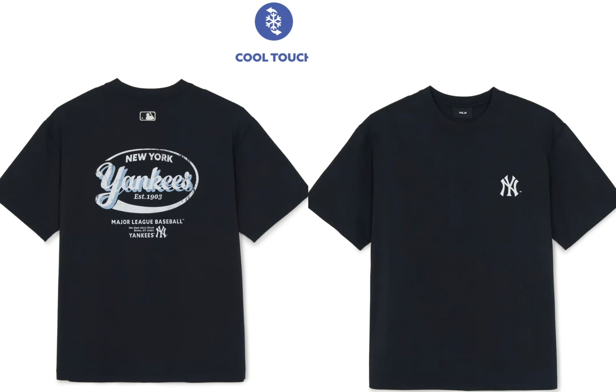 *🇰🇷韓國直送MLB韓國🇰🇷專門店 紐約洋基隊SIMPLE LOGO  OVER FIT T-SHIRTS 3ATSV1263男女同款 折扣優惠🈹*