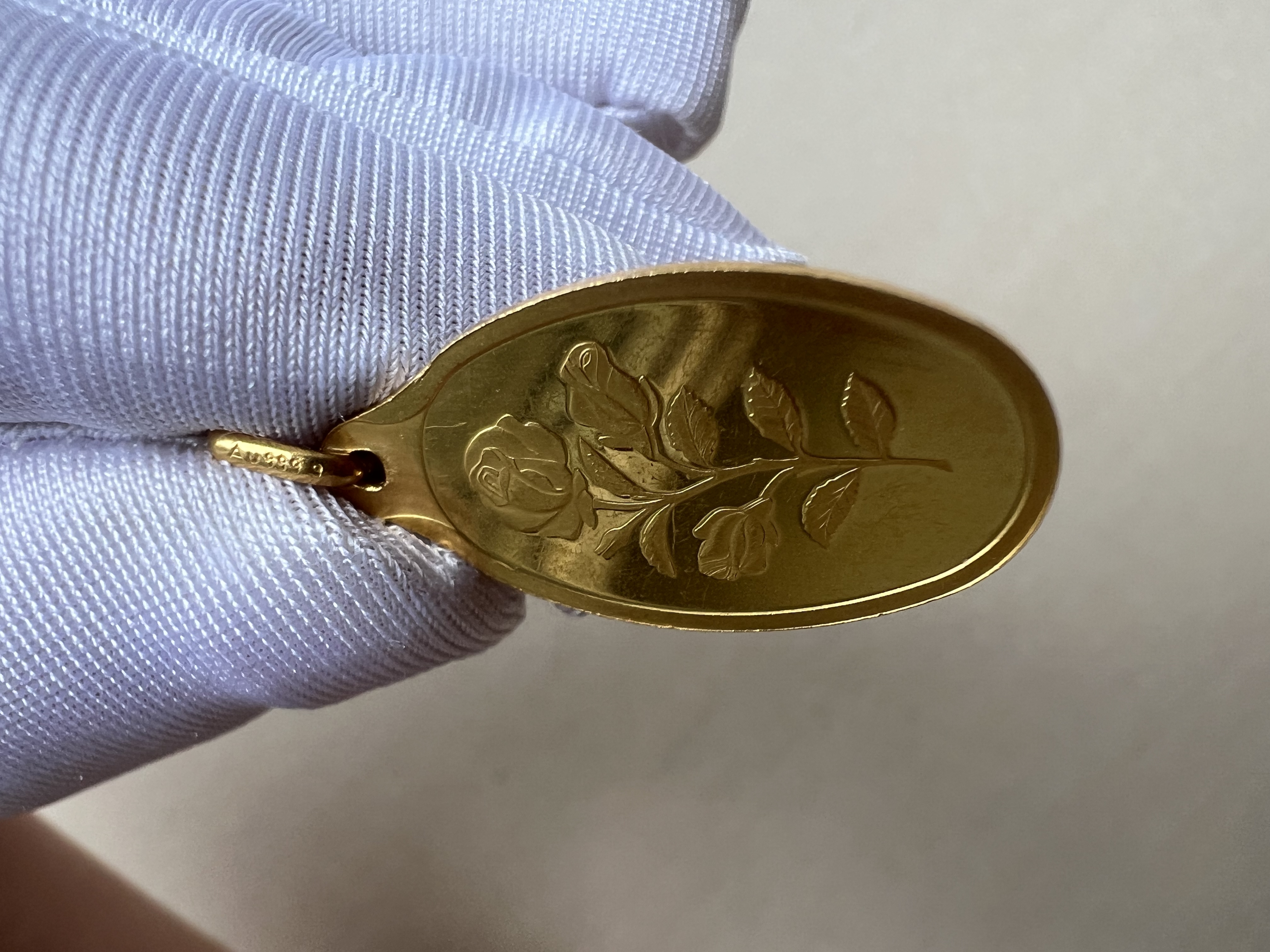 (SN:3163)PAMP Rosa Pendant 2.5g (2.7g)🇨🇭Swiss Fine Gold Bar Emas 999.9 (open sealed) 玫瑰吊坠