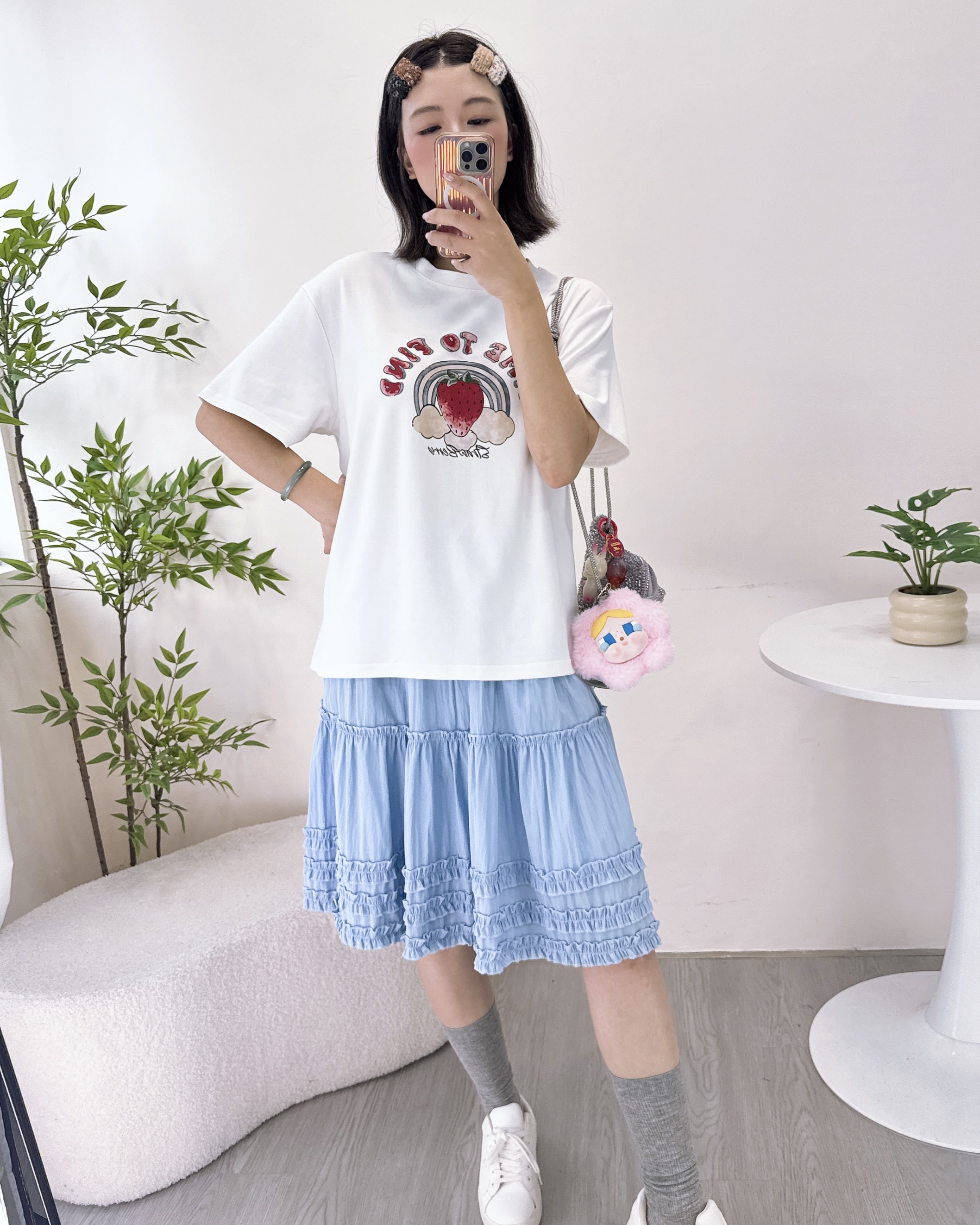 極親膚純棉士多啤梨上衣 3色