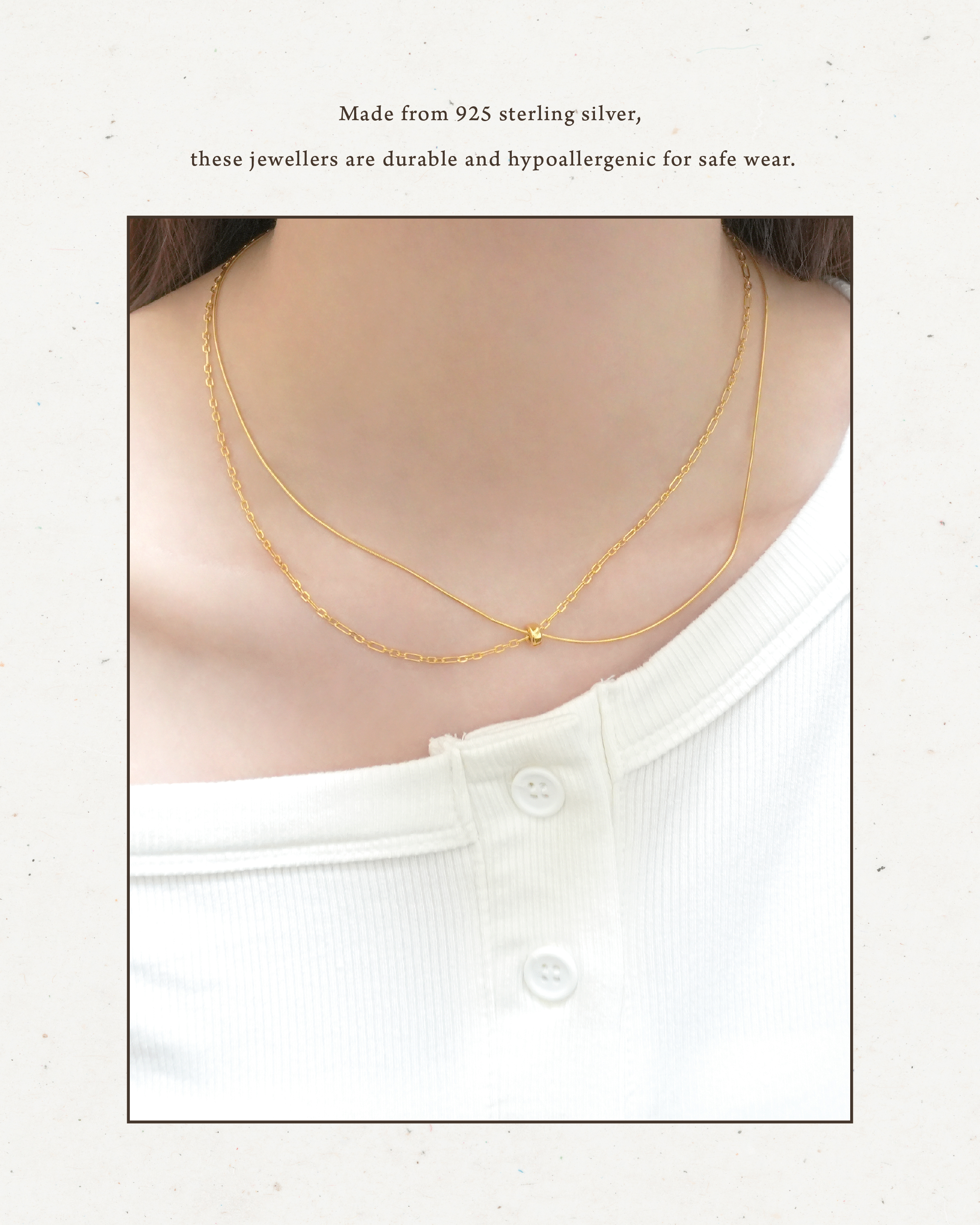 Pure Bead Layered Necklace