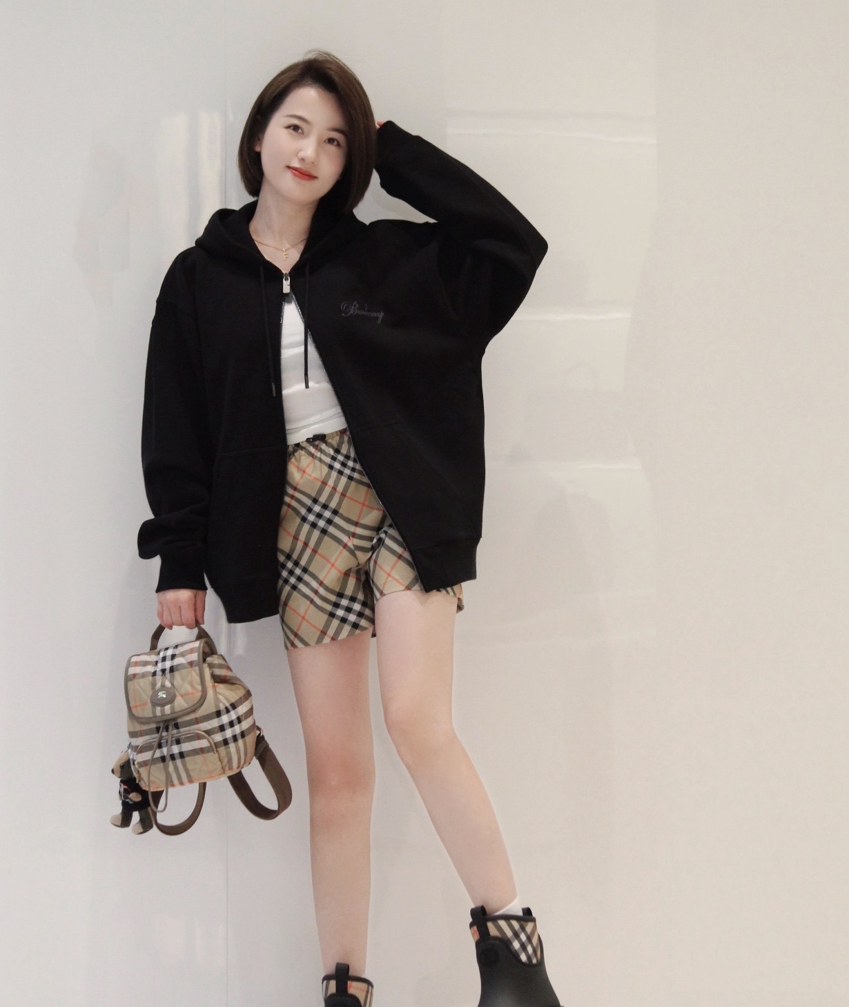 Burberry Mini Horseshoe Backpack