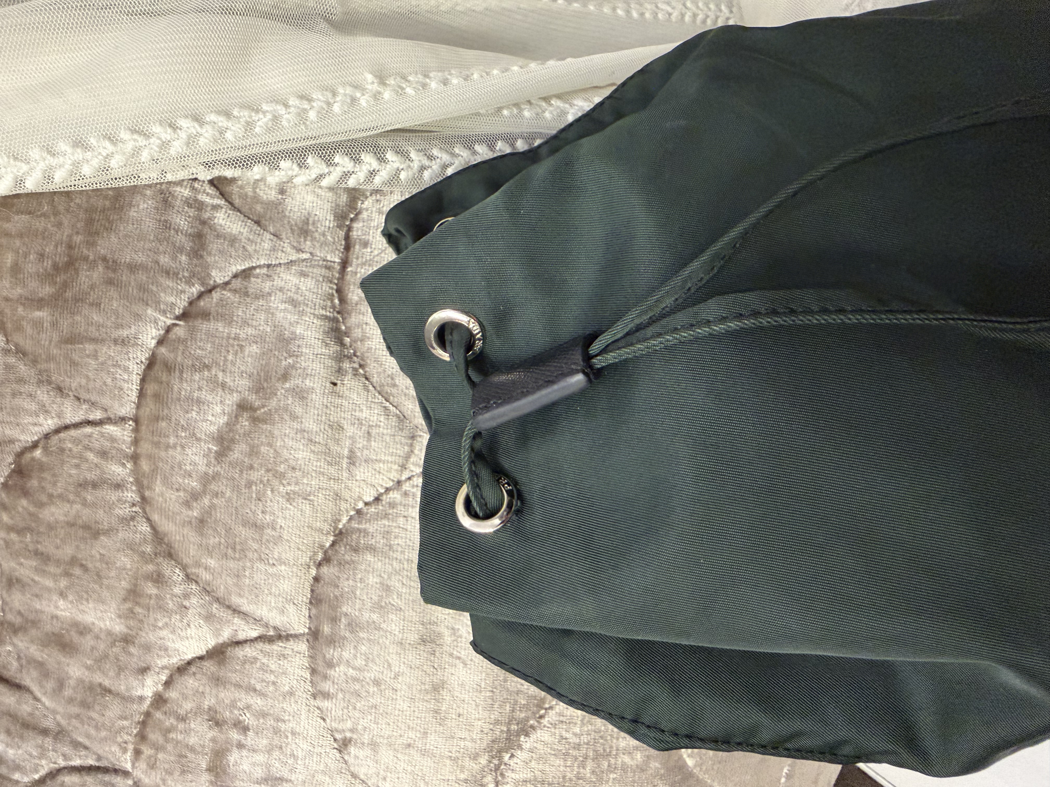 Prada green Bucket bag