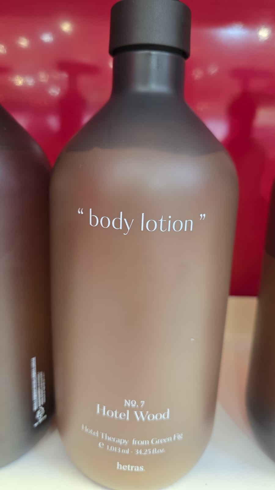 hetras body lotion hotel wood 1013ml