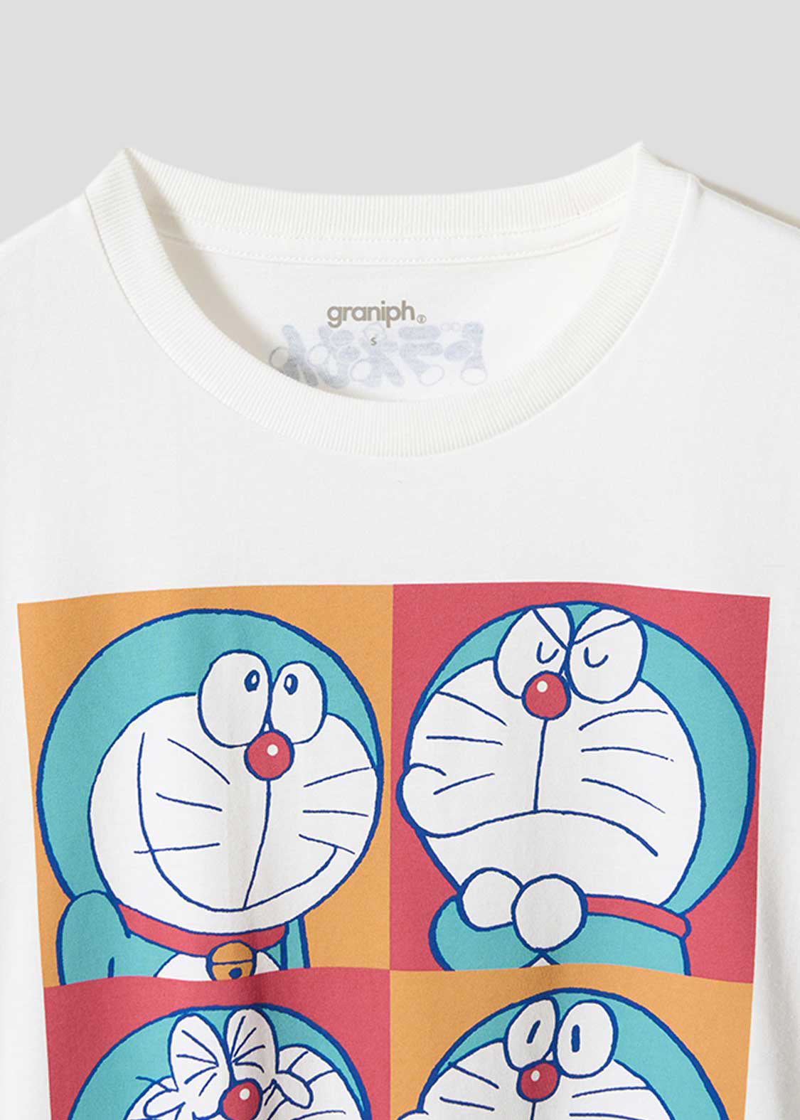 [只限預購] 多啦A夢Tshirt 短袖衫 Graniph日本限定 (四格圖案)｜Doraemon短袖衫