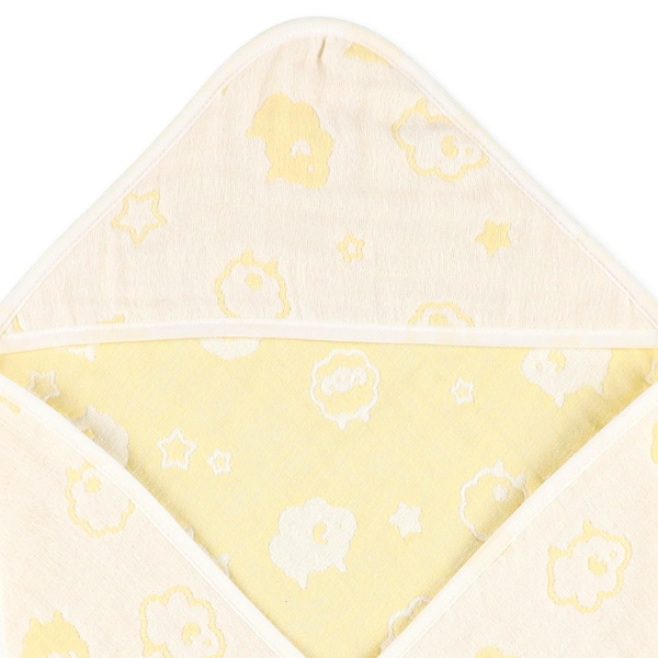 🇯🇵預訂 日本直送🇯🇵兩色動物圖案滿印棉紗包被襁褓