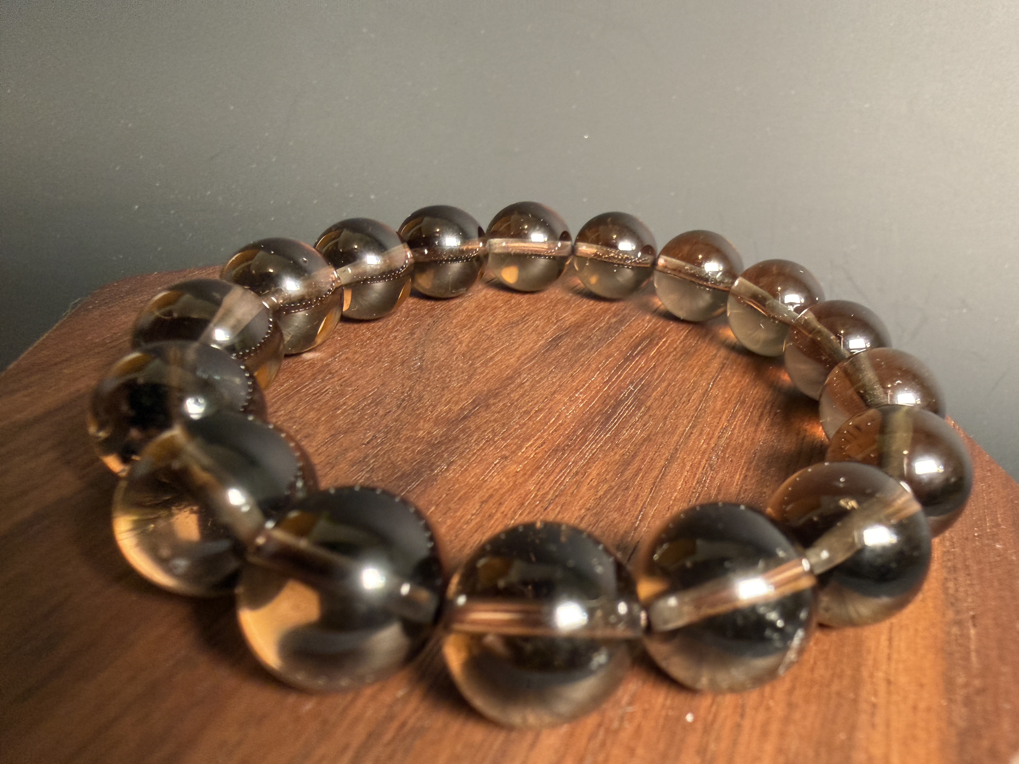 茶晶手串 (12mm) (option 2)