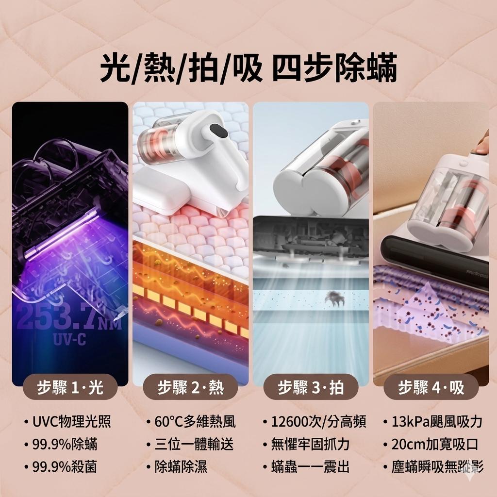 德爾瑪 Deerma 雙塵杯除塵蟎吸塵機 CM980 (預購產品)