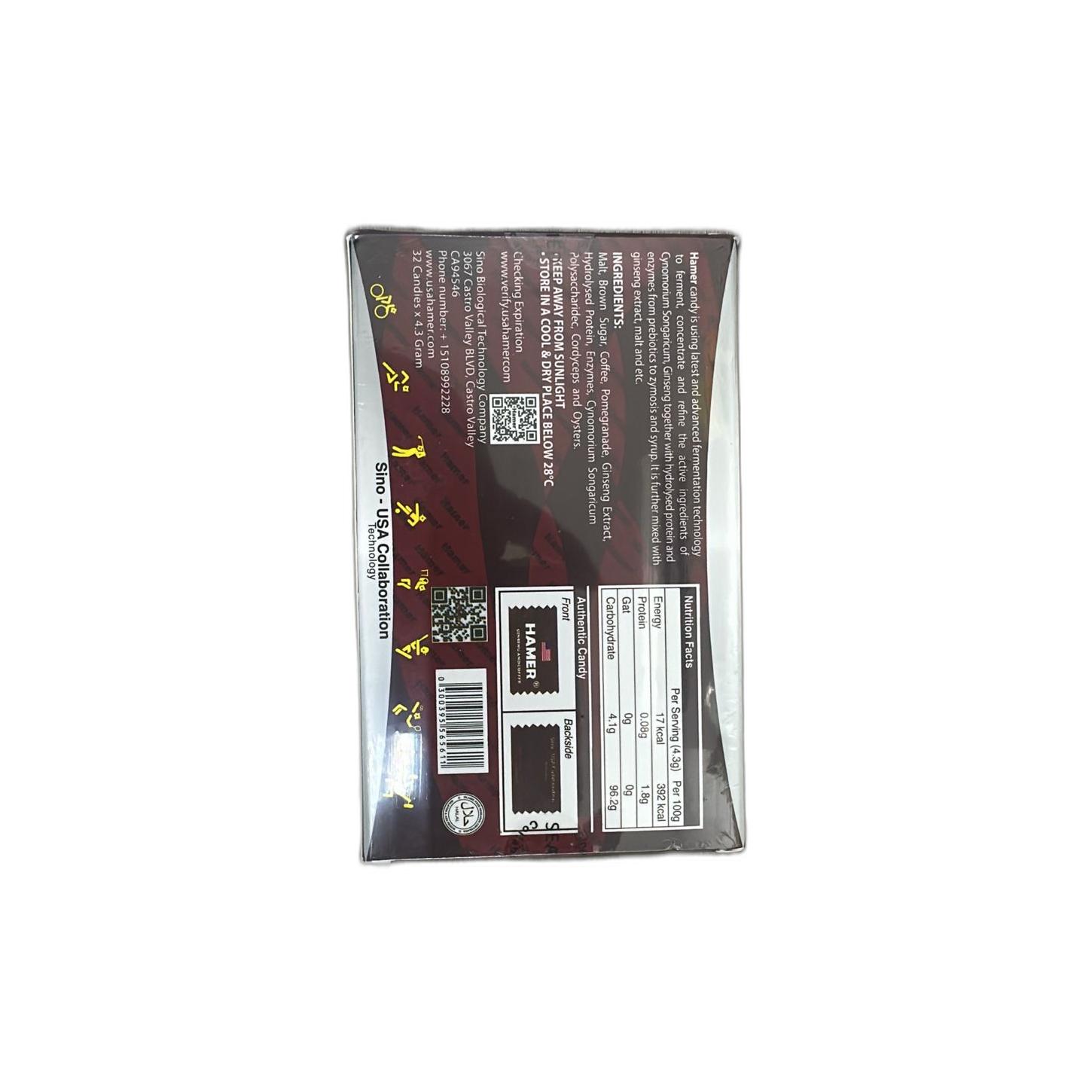 Hamer Candy: Ginseng & Coffee Energy Supplement