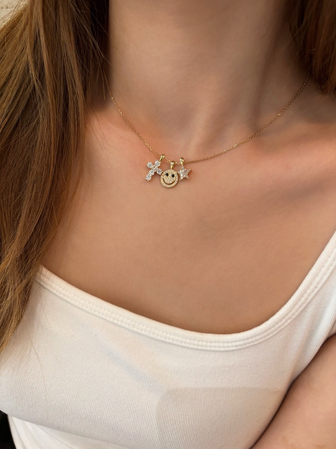 18K 培育鑽石項鏈 d1.08 G5.2 