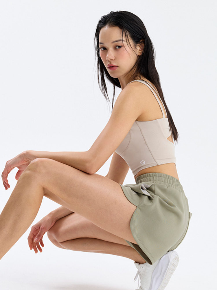 【休閒短褲】預購_Recycled round shorts by Grandeline