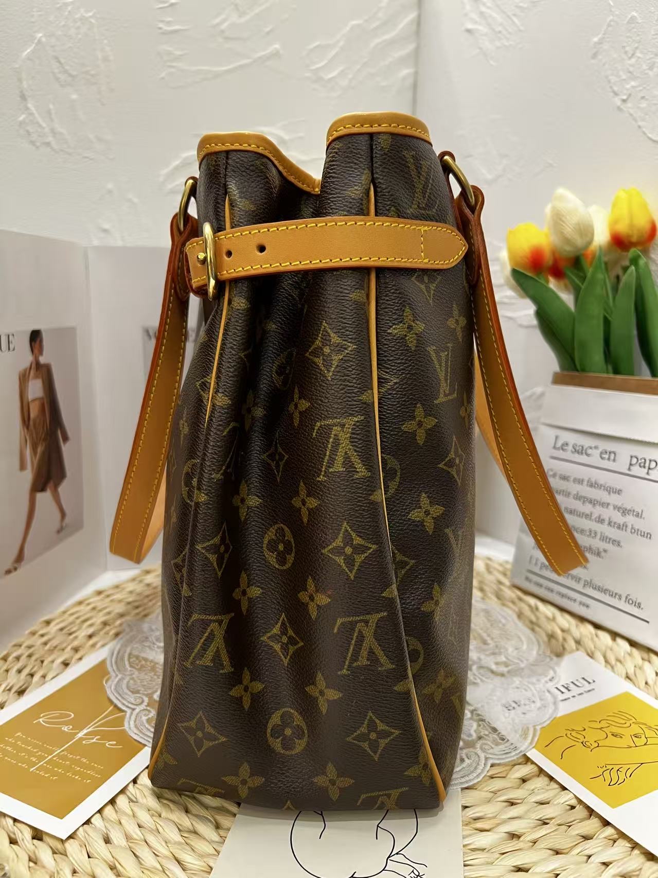 LV Monogram Batignolles Vertical Bag
