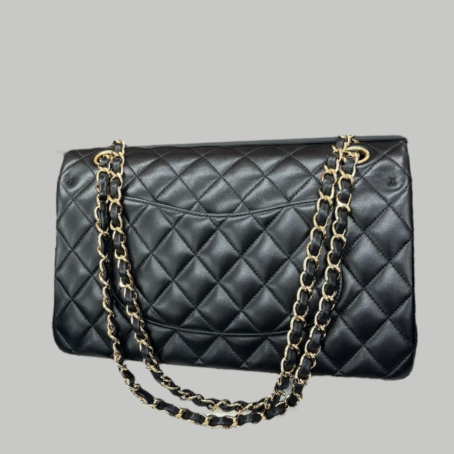 Chanel Lambskin CF25 羊皮金扣