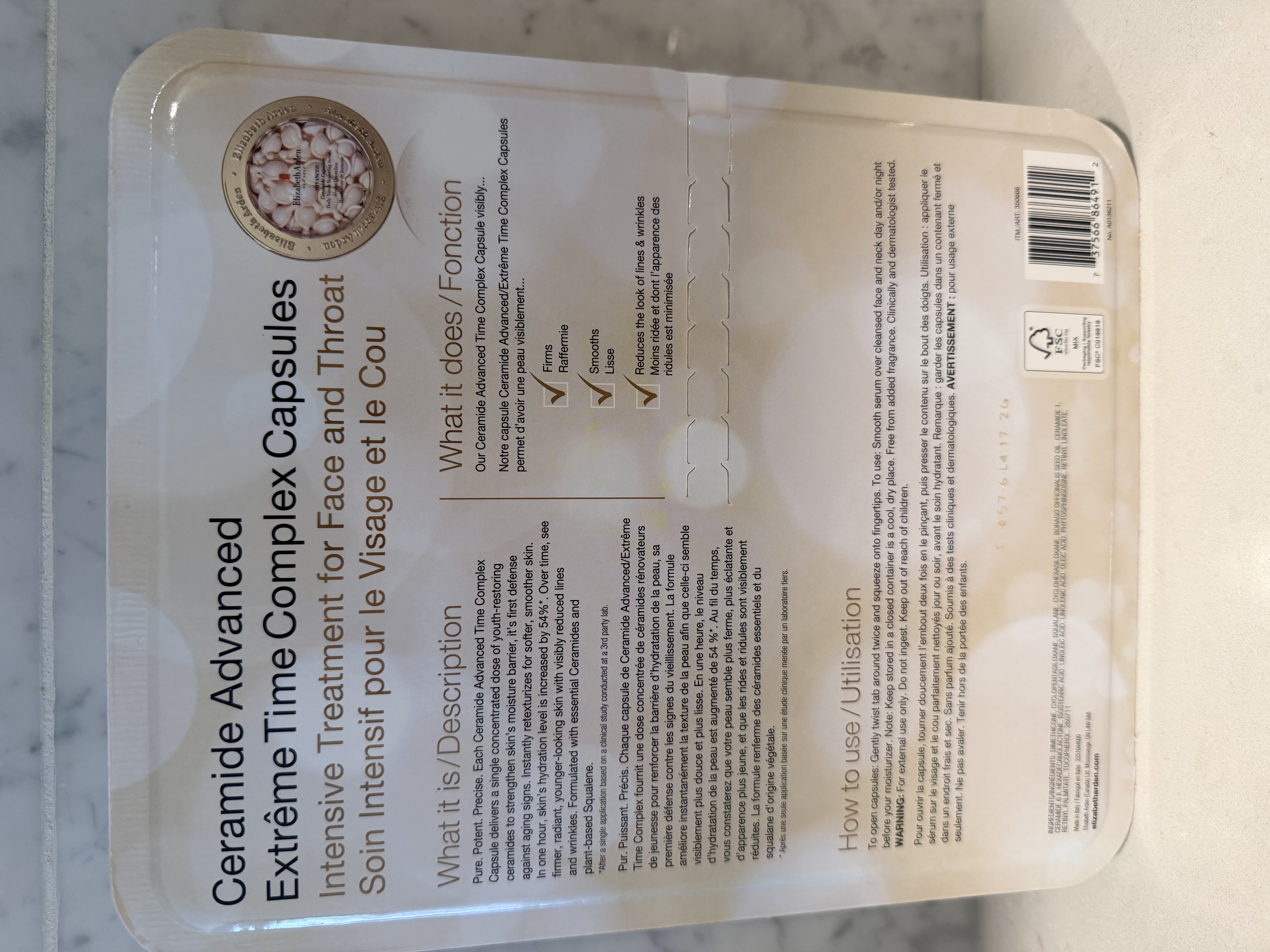 Elizabeth Arden 抗衰老保濕精華膠囊 120粒