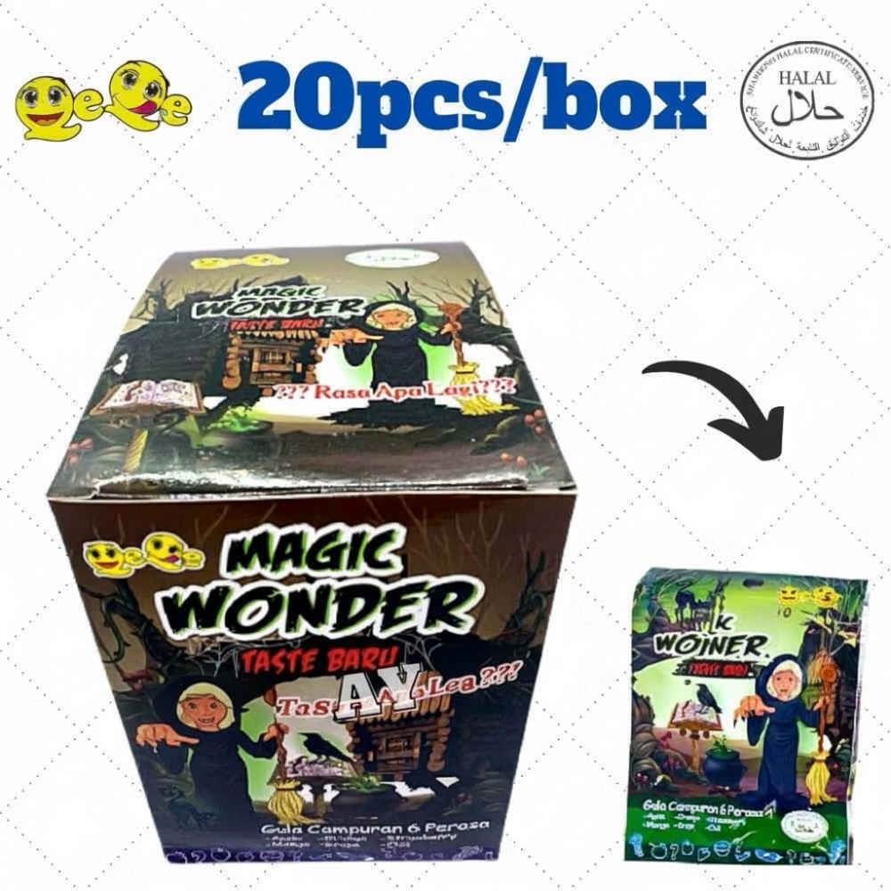 QEQE Magic Wonder 6flavours 20pcs Candy