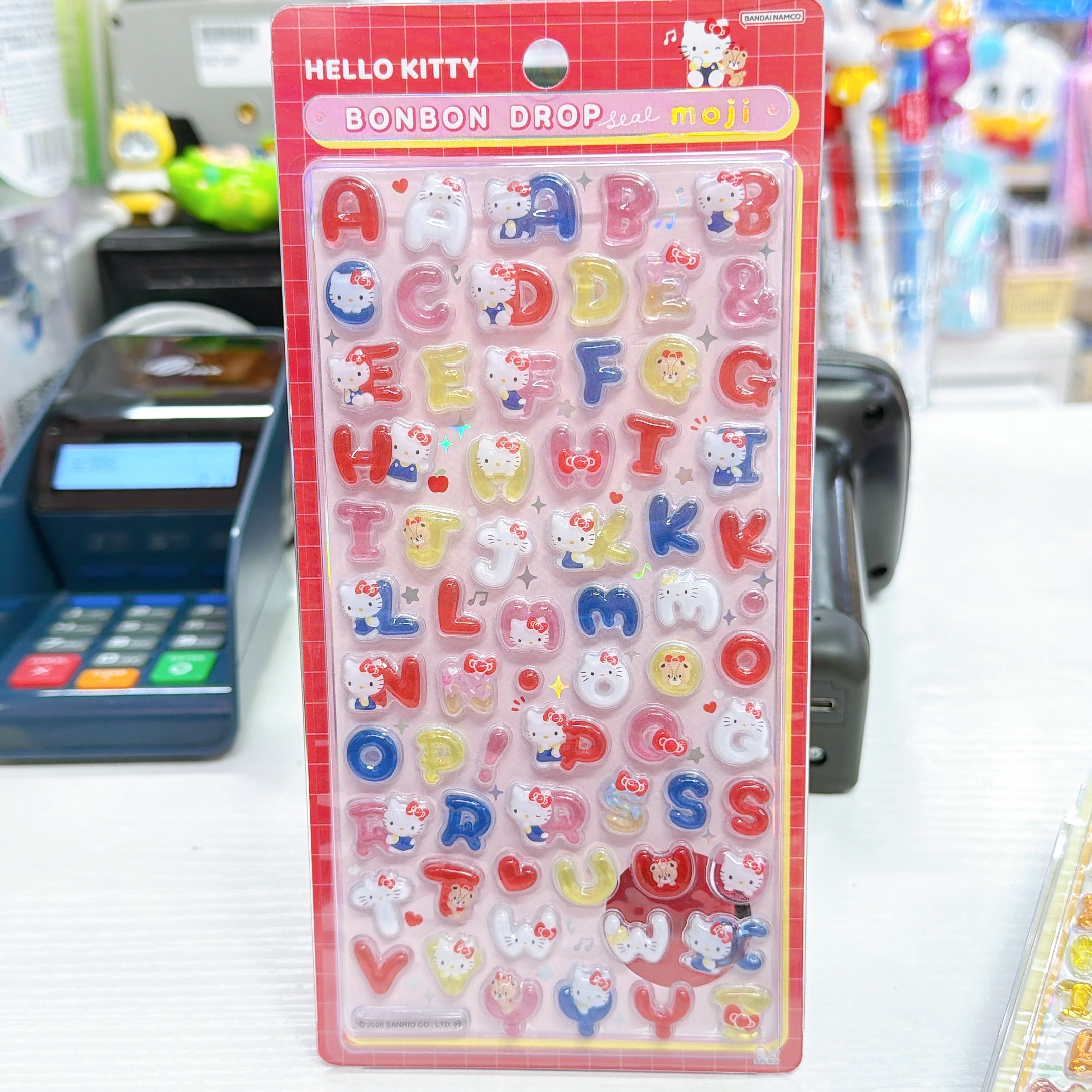 日本直送Sanrio新款字母bonbon drop貼紙