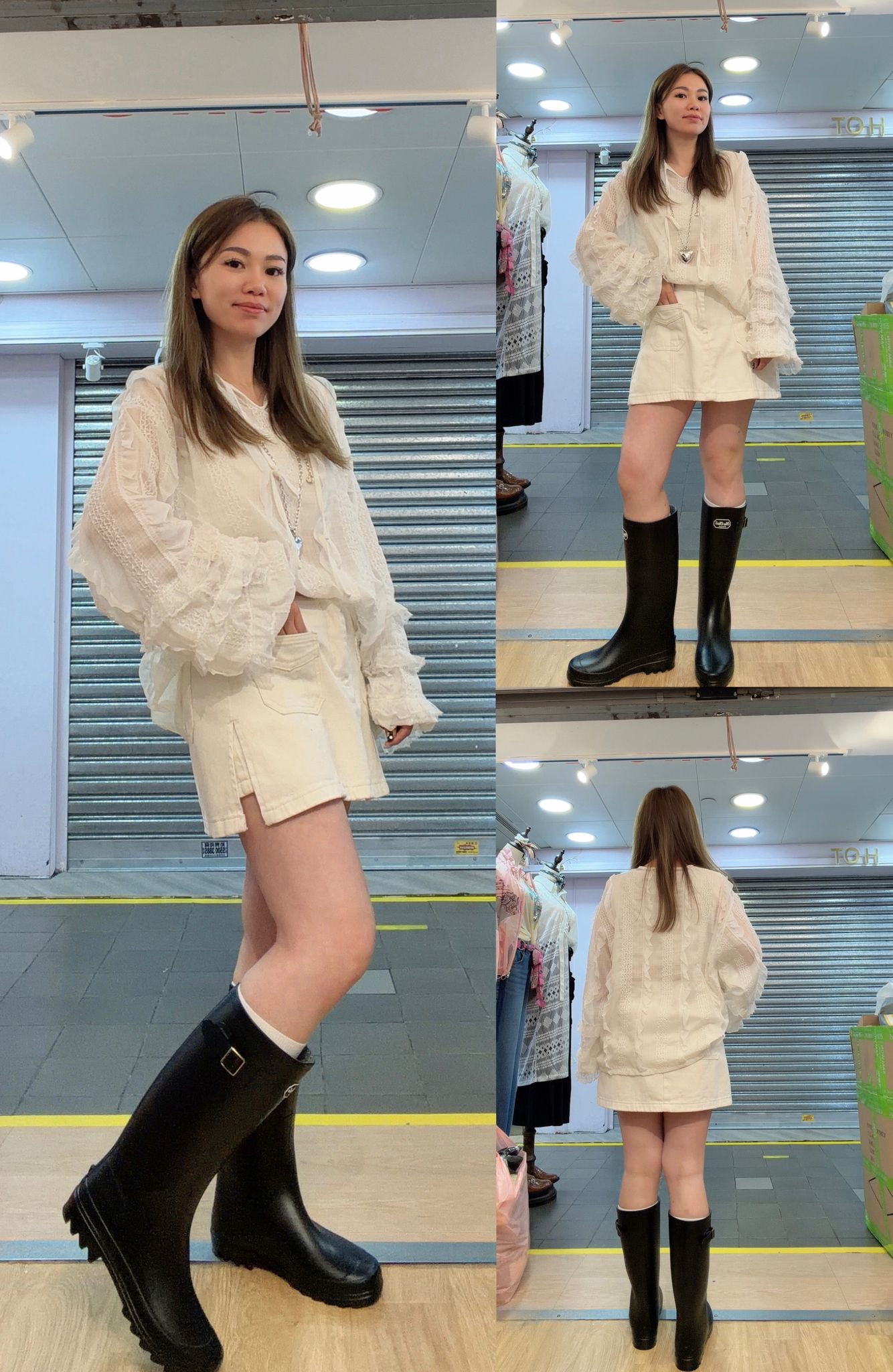#韓國Rain Boots 顏色：粉紅 / 綠 / 黑 