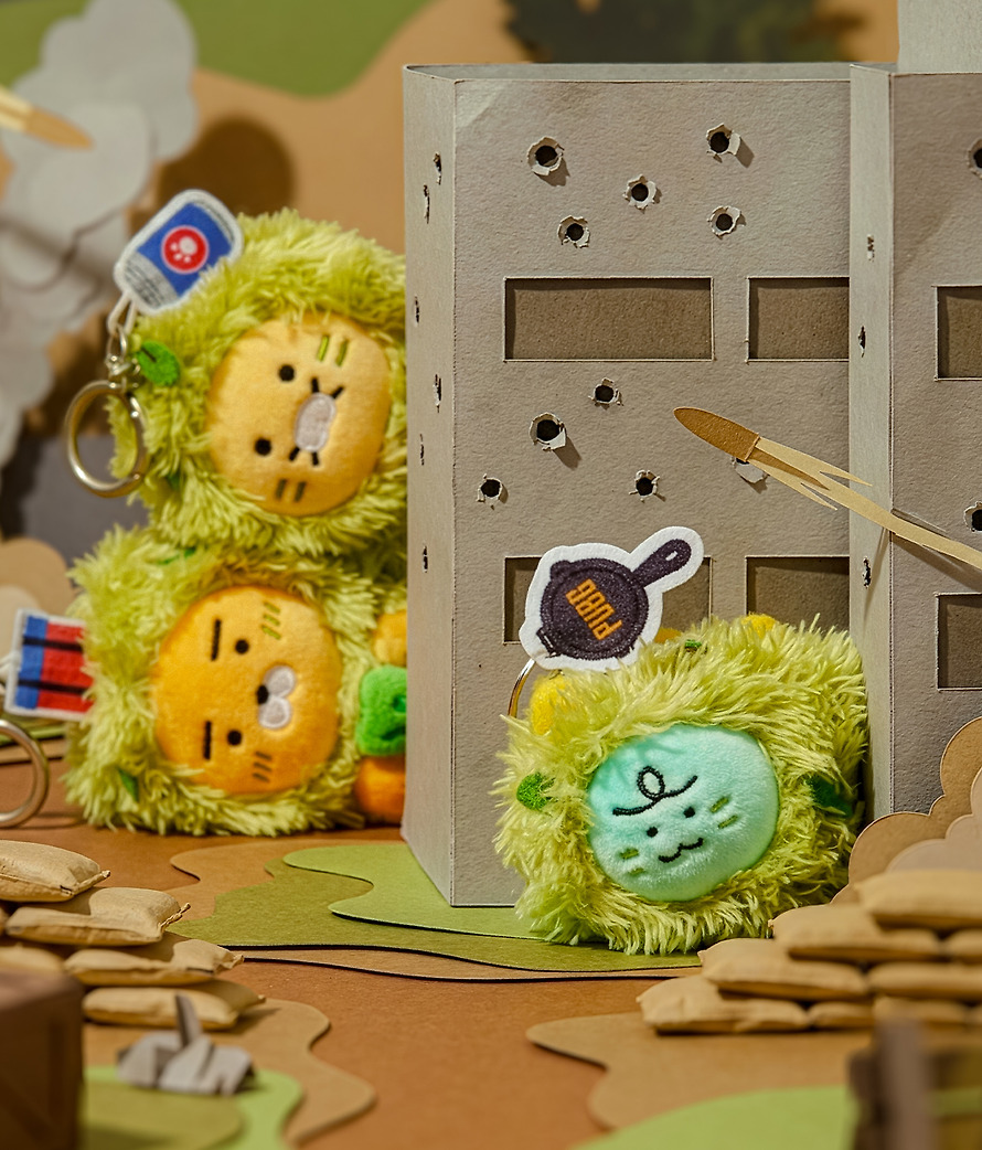 PUBG Battlegrounds X Kakao Friends 公仔鎖匙扣_Ryan 春植 Jordy