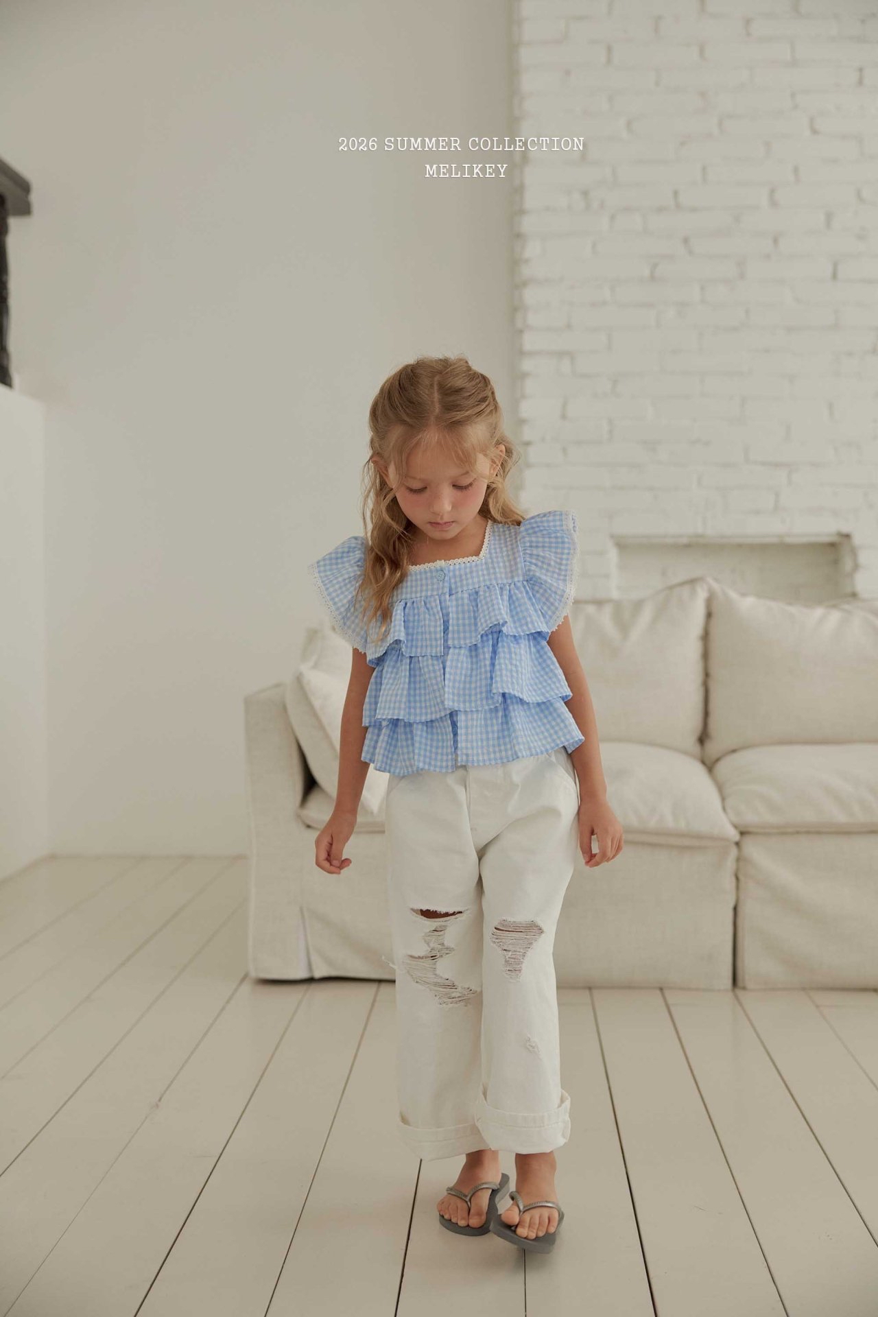 Melkey | Blouse (Blue M95-105)