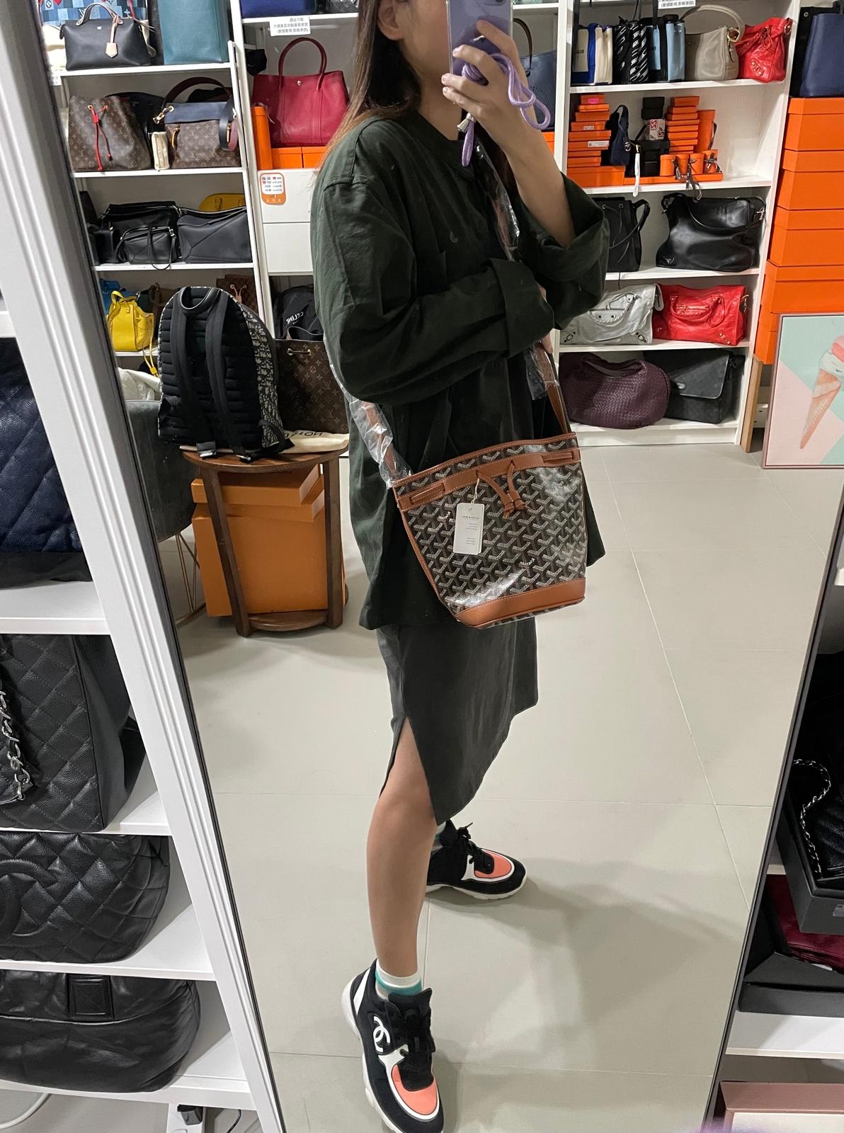 全新 Goyard Petit Bucket Tan 100%Authentic, brand New 全新 ✅收據✅Dust bag