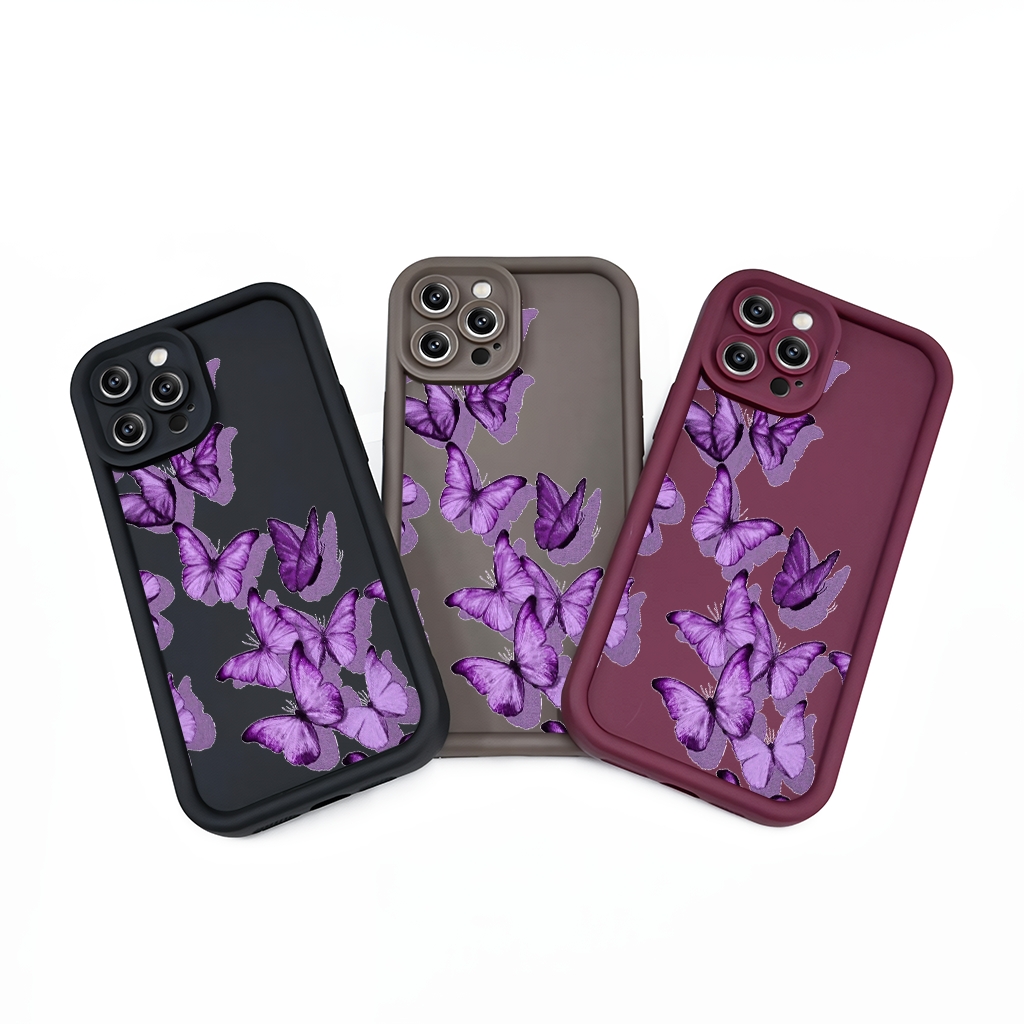 TPU DESIGN CASE PHONE FOR SAMSUNG - DESIGN BUTTERFLY A