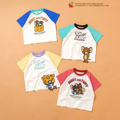 🆕【⭐訂購⭐】🇯🇵  日本直送🌀#TomNJerry 可愛插肩袖 刺繡 短袖Tee［4款選］🌀[ELCA-0291][260430]