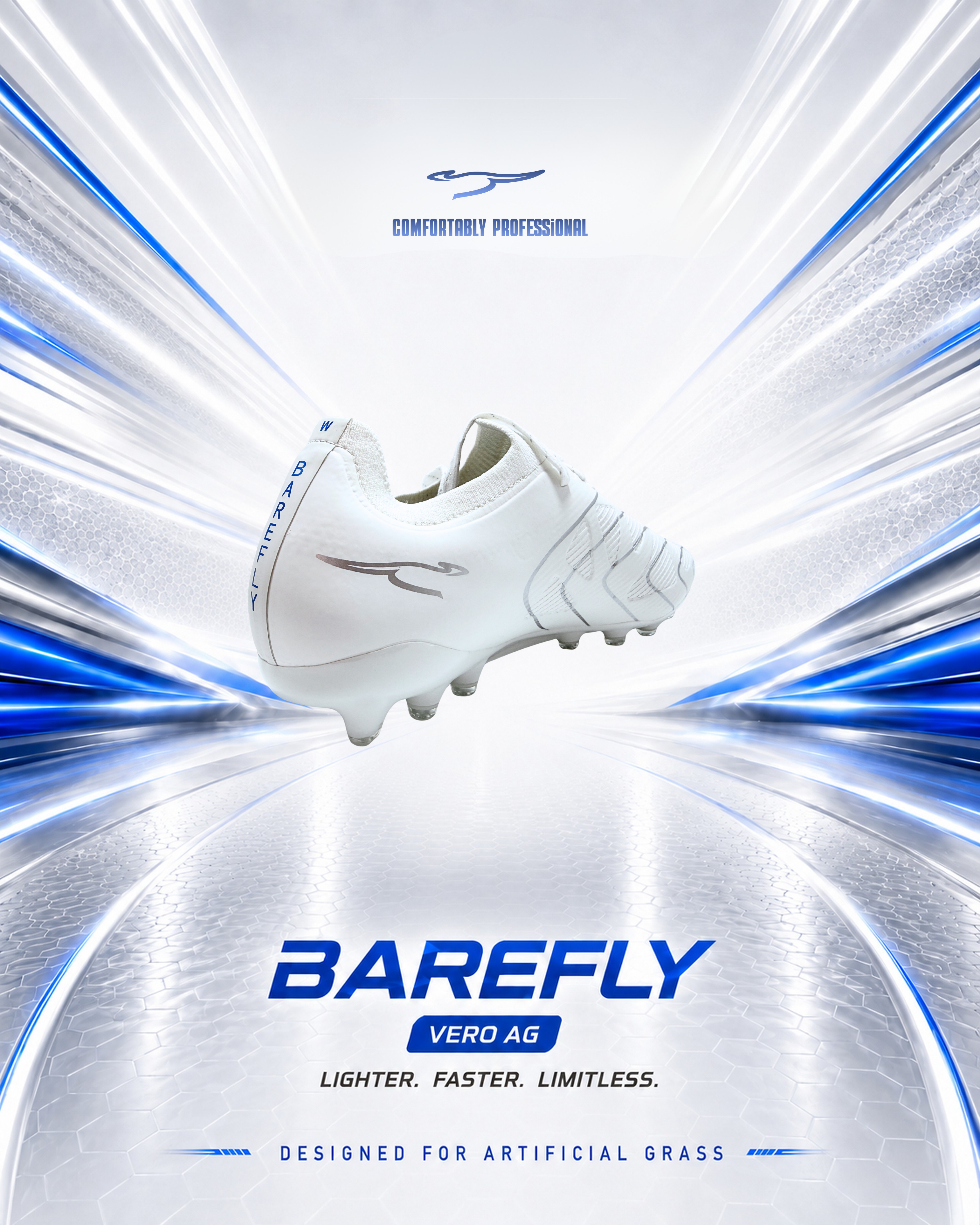 Caddy Barefly Vero AG - 襪套式 速度 × 控制型 AG 波boot足球鞋