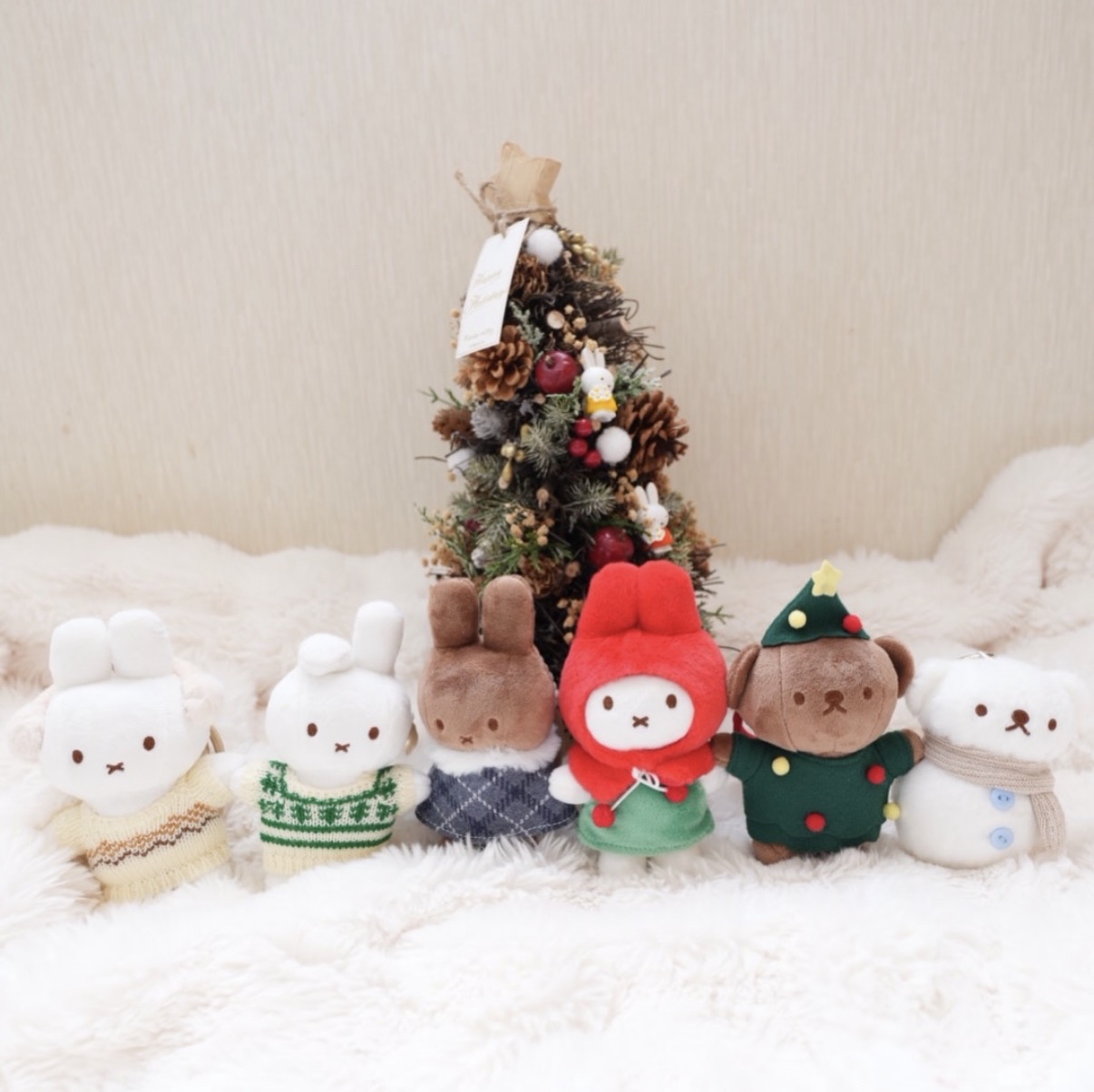 聖誕必搶 Miffy & Friends 聖誕掛件連購物袋套裝 #此貨品不納入滿$600免SF運費