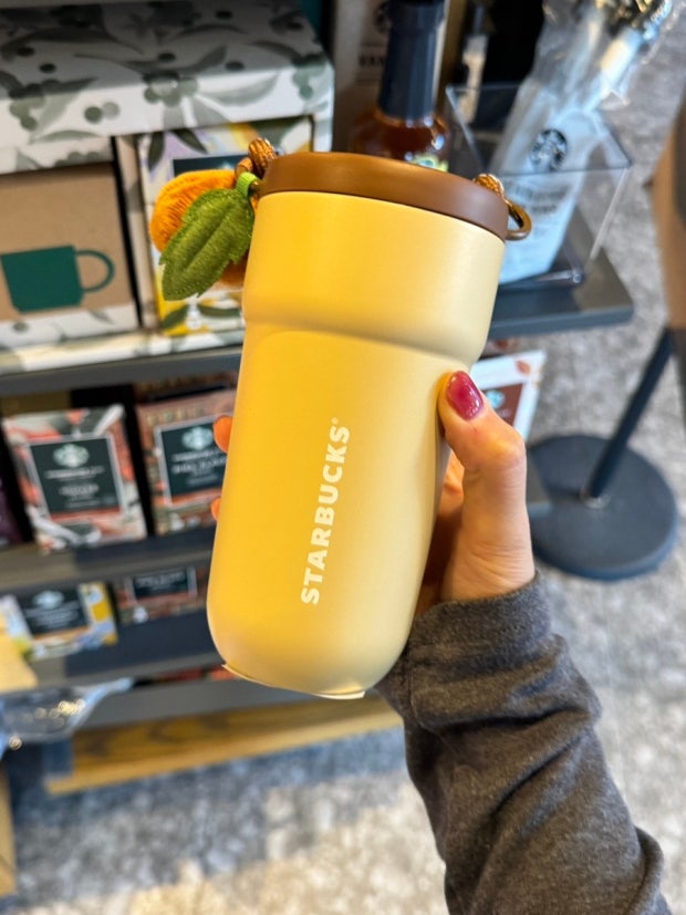 田園農夫系列｜韓國 Starbucks 星巴克 立體小栗子 不鏽鋼 提手 保溫杯 355ml｜Farmers Market  Dante Tumbler