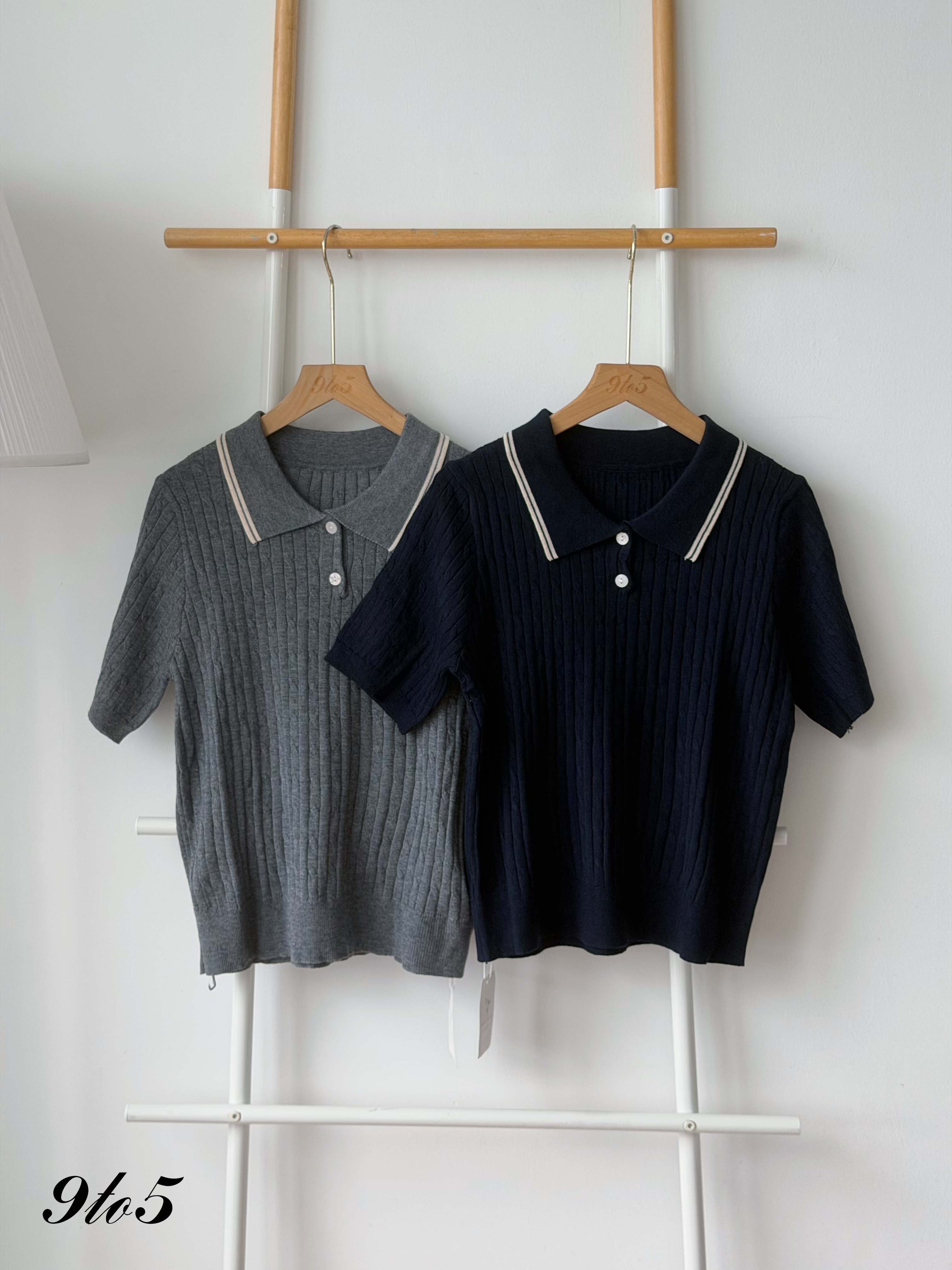 T4500 Knit Polo Top - 3 Colors 