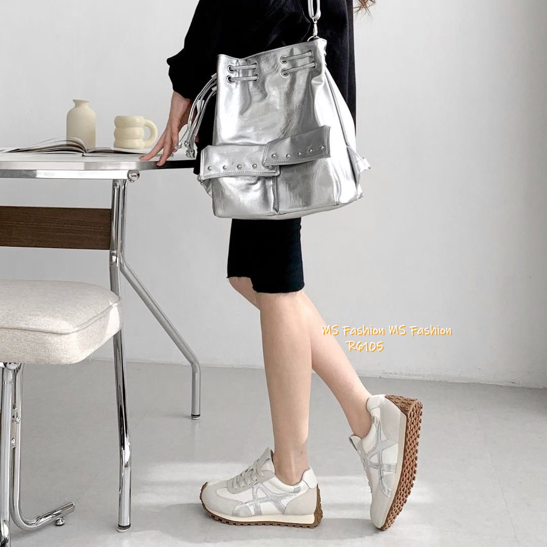 R6105 韓國🇰🇷真皮拼色sneakers